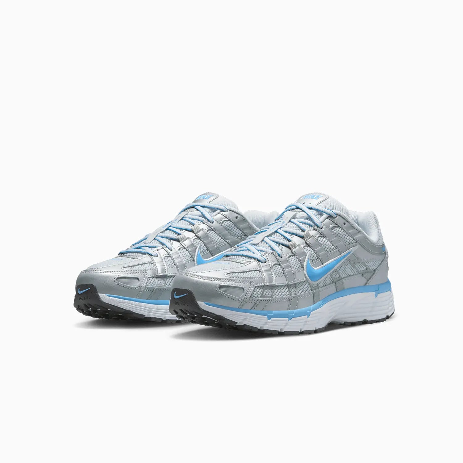 Men's P - 6000 "Metallic Platinum University Blue" Nike - Tops and Bottoms USA