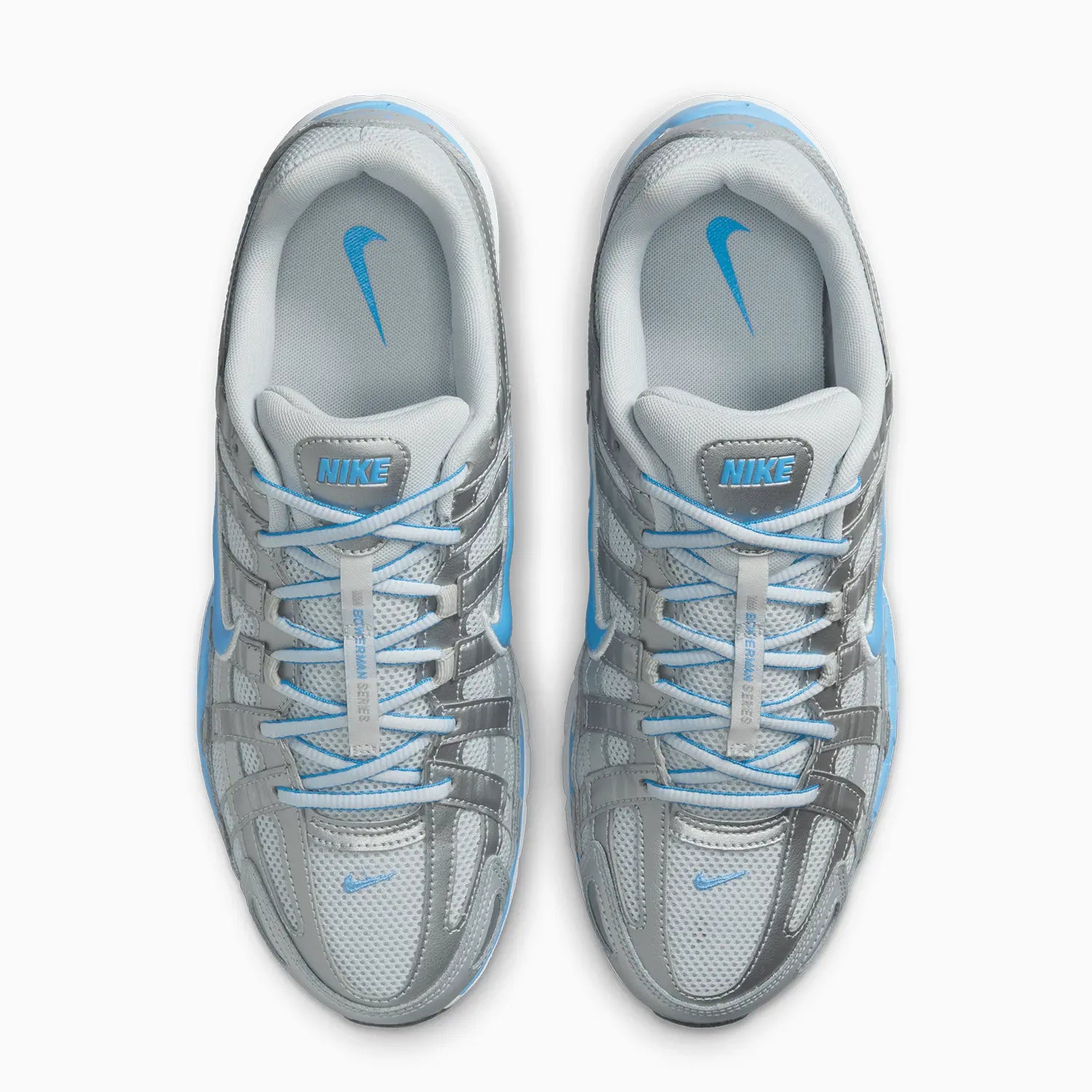 Men's P - 6000 "Metallic Platinum University Blue" Nike - Tops and Bottoms USA