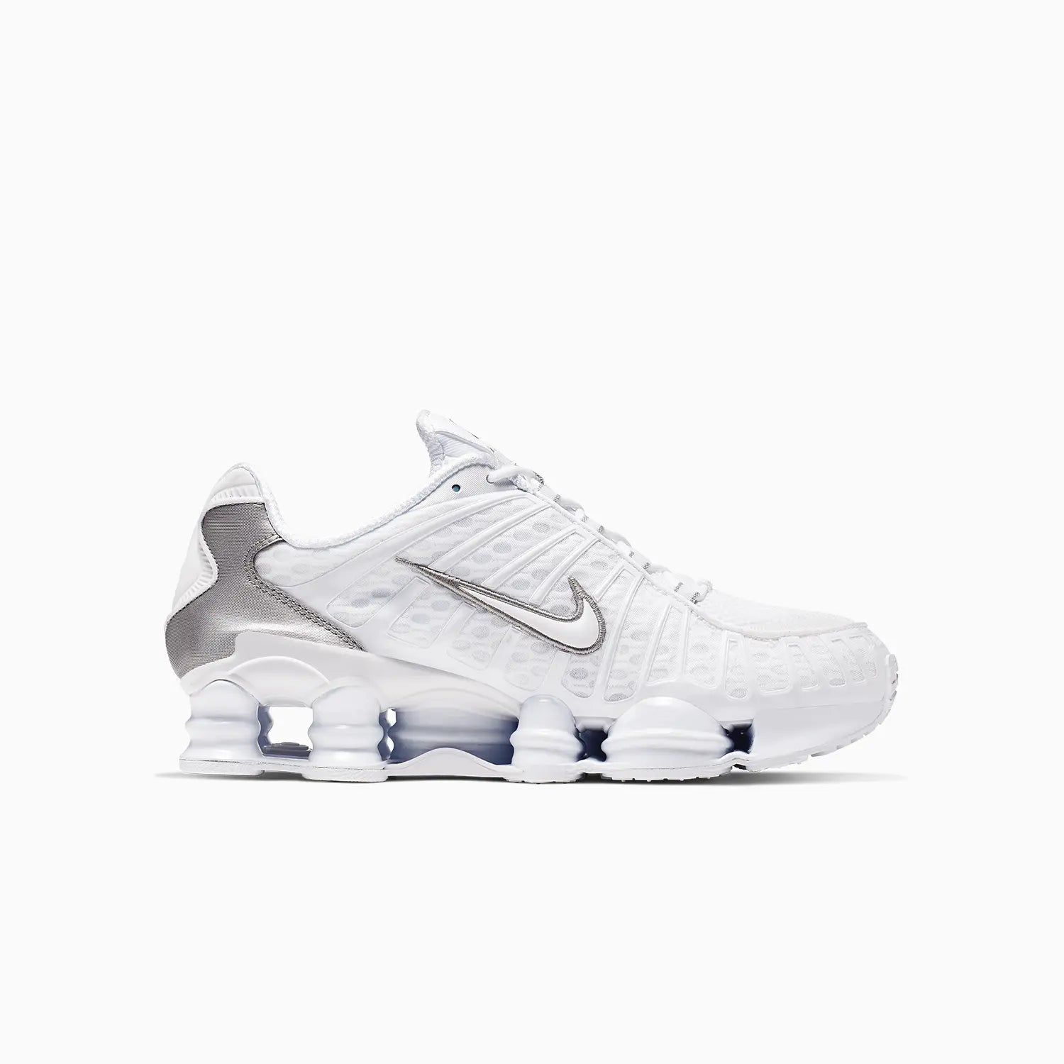 Nike Men's Shox TL White Metallic Silver