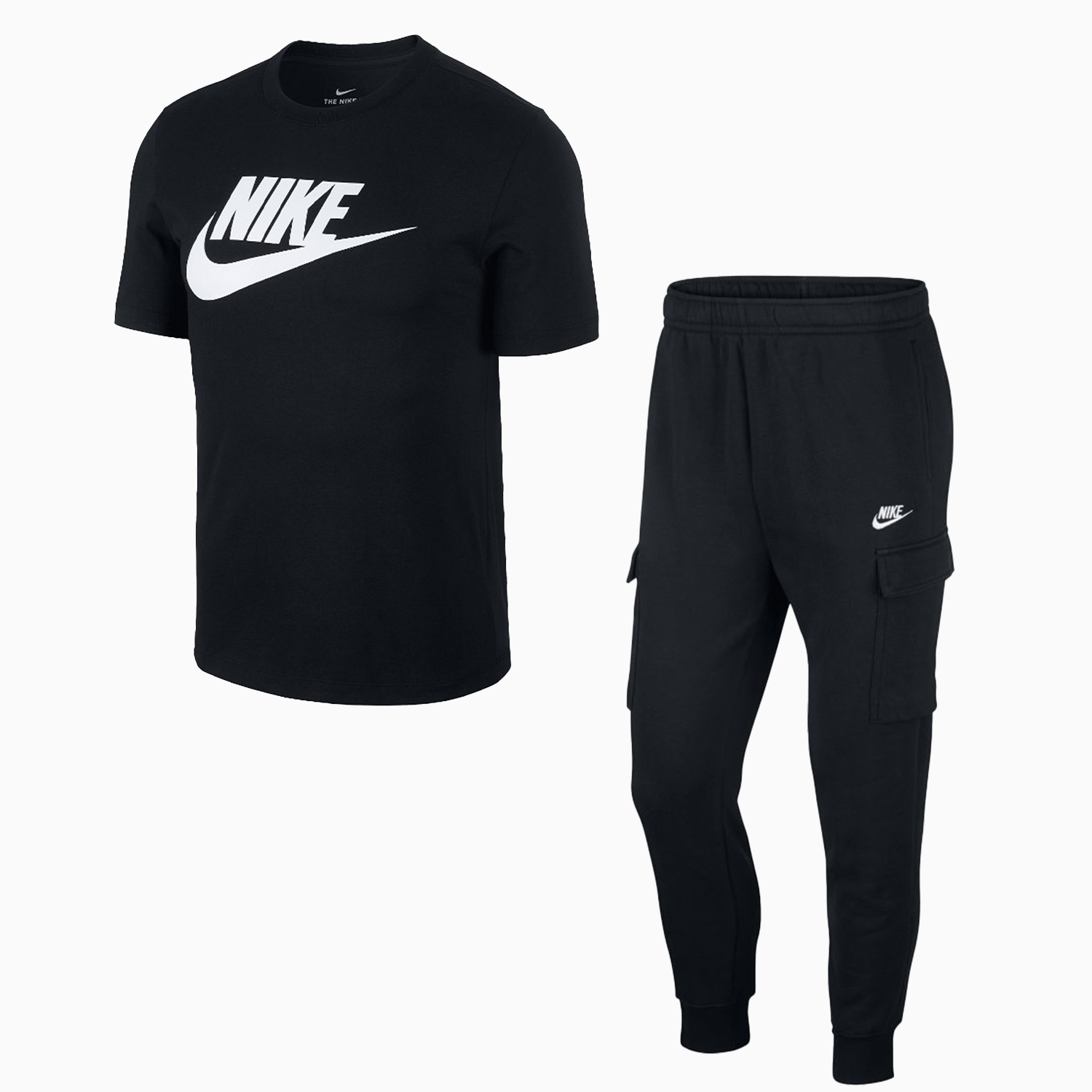 Nike Men's Sportswear Club Fleece Oufit1