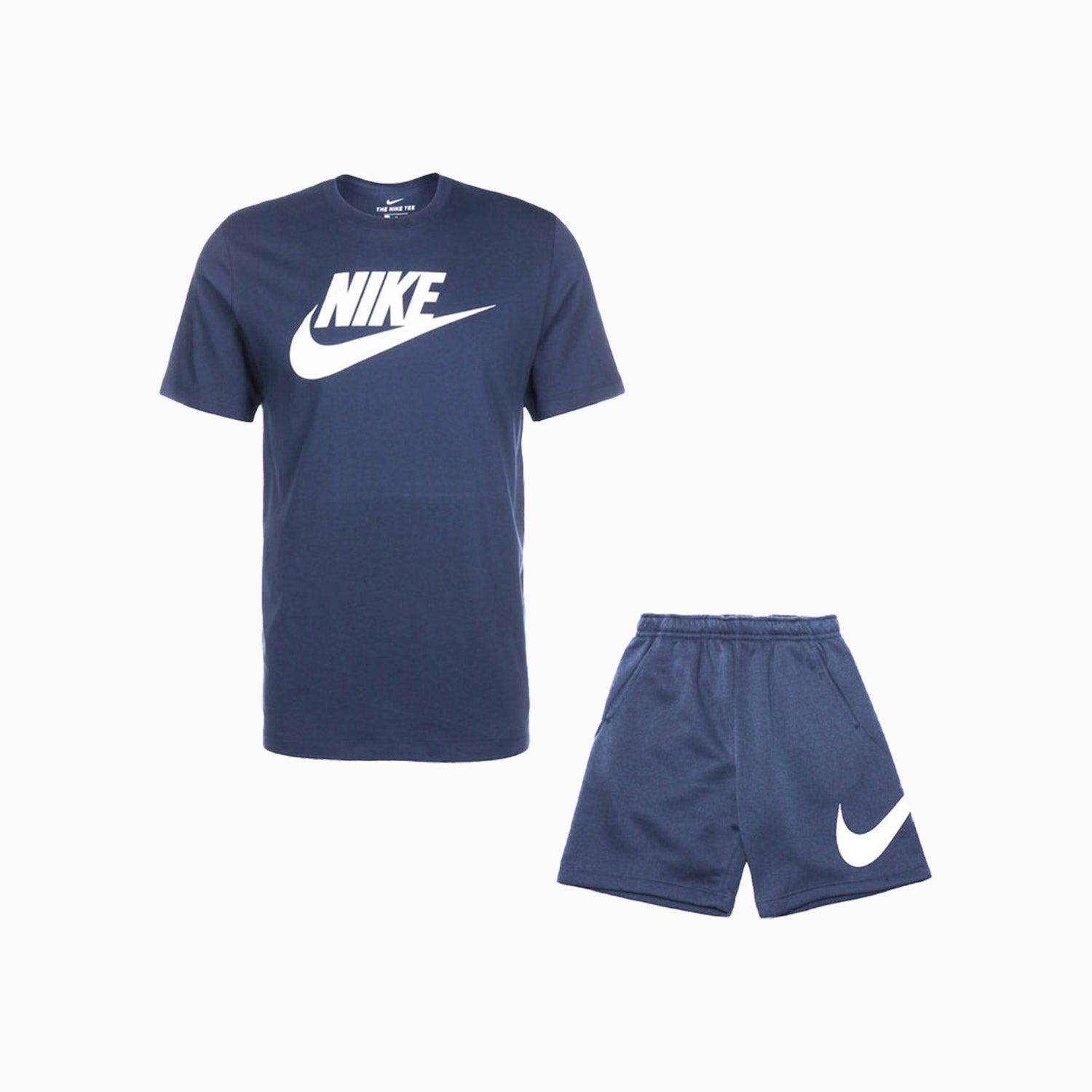 Nike Men's Sportswear Club T Shirt And Shorts Outfit