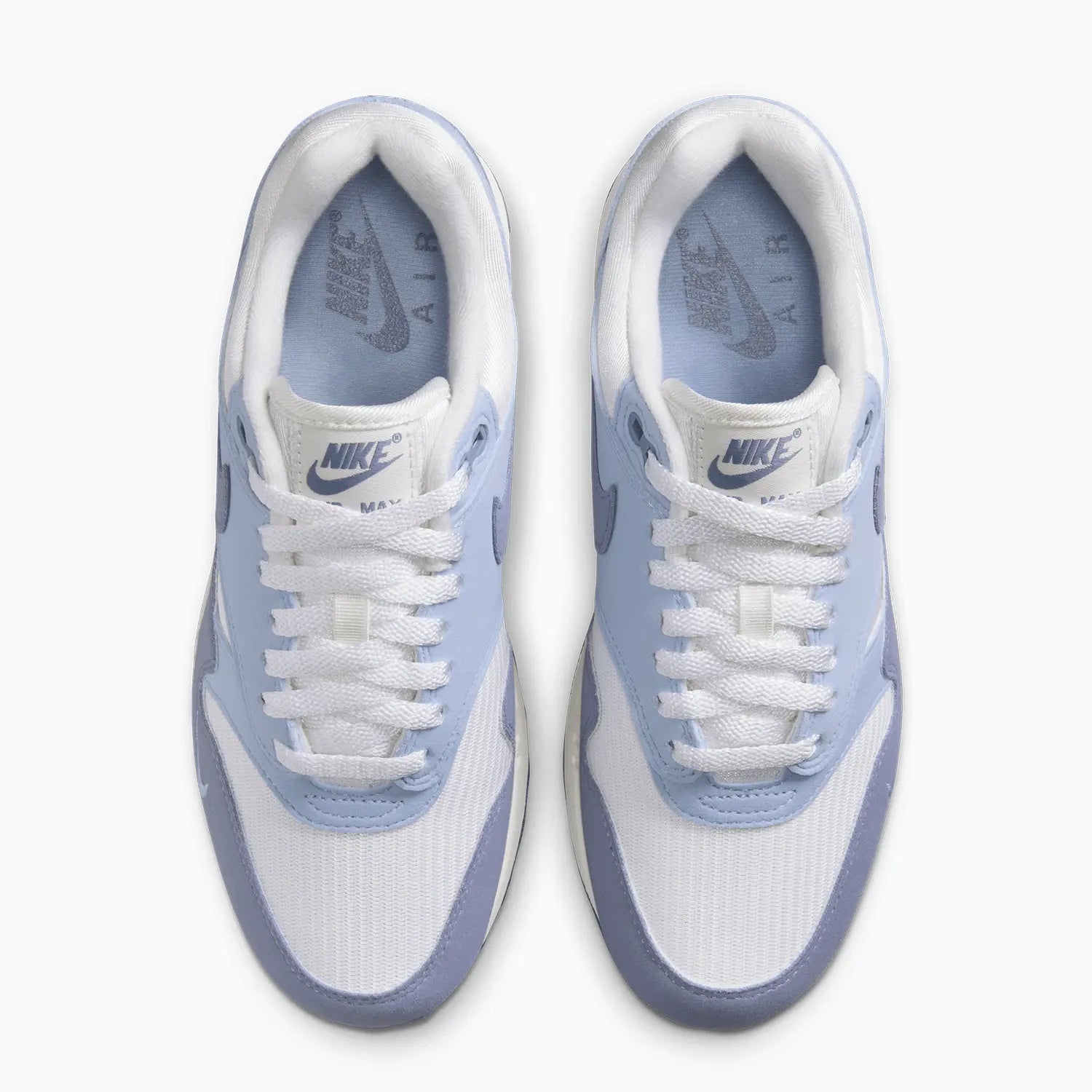 Women's Air Max 1 '87 Textile "Light Armory Blue" Nike - Tops and Bottoms USA