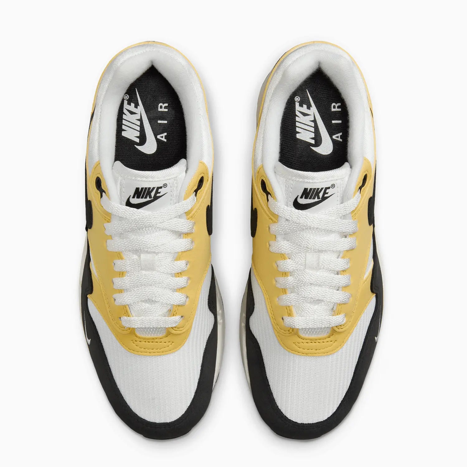 Women's Air Max 1 87 Textile 'Saturn Gold Black" Nike - Tops and Bottoms USA