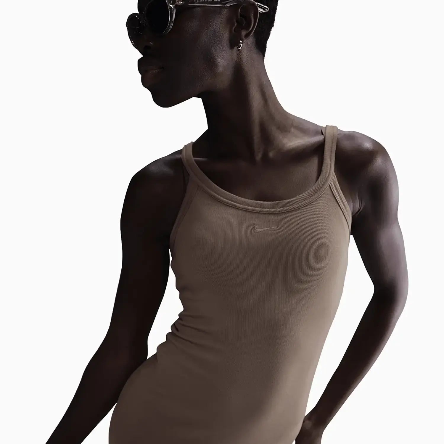 Women's Sportswear Chill Knit Tight Mini - Rib Tank Dress Nike - Tops and Bottoms USA