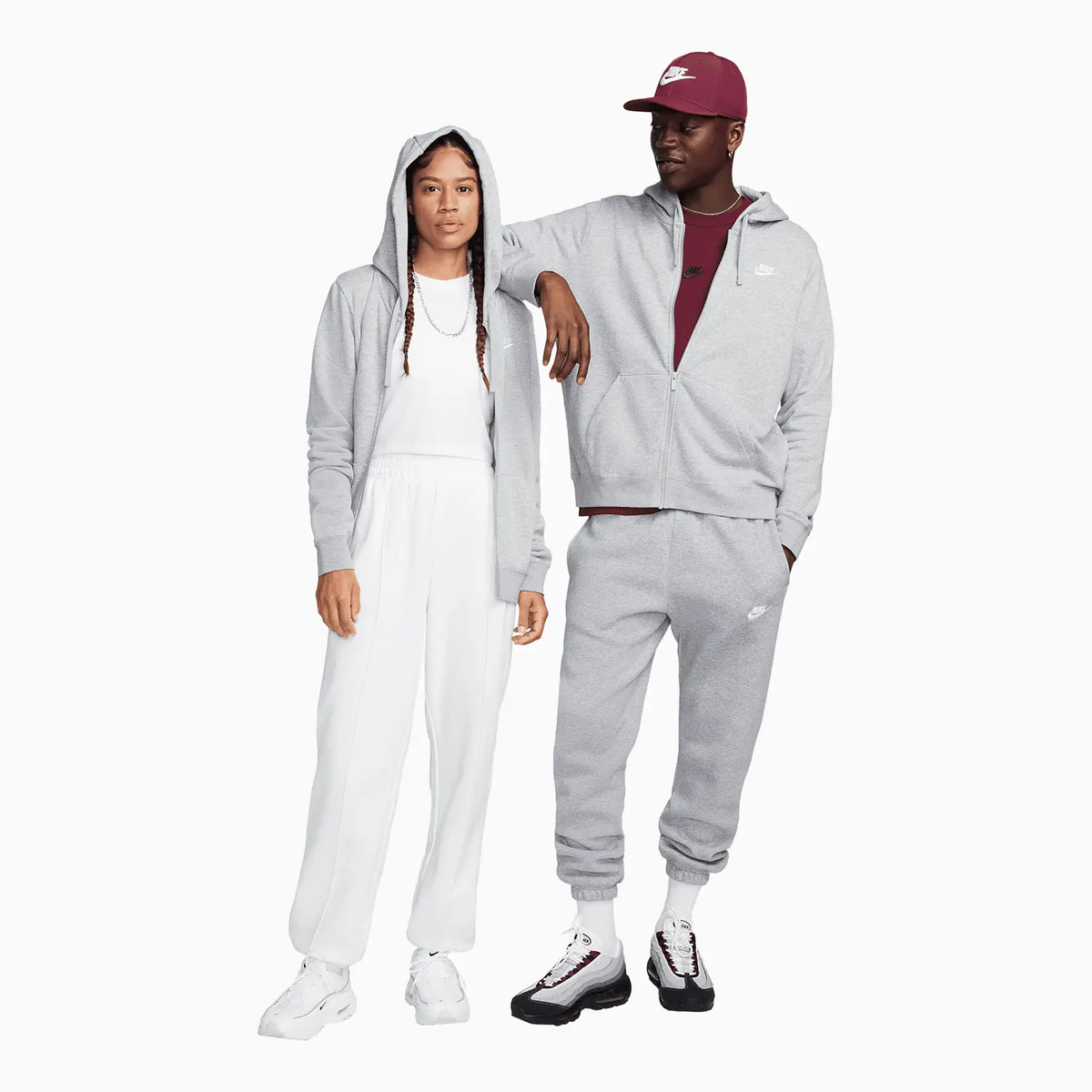 Women's Sportswear Club Fleece Outfit Nike - Tops and Bottoms USA