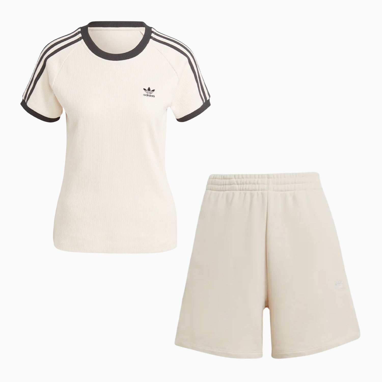 adidas-womens-3-stripes-slim-t-shirt-and-terry-shorts-outfit-ic5463-ia6448