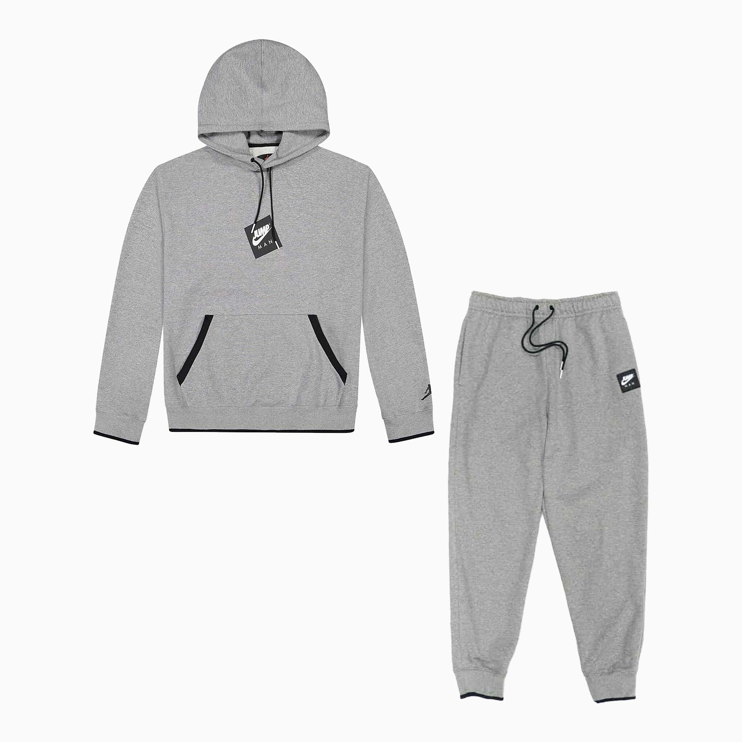 Men s Jordan Jumpman Classic Hoodie Carbon Heather Black S