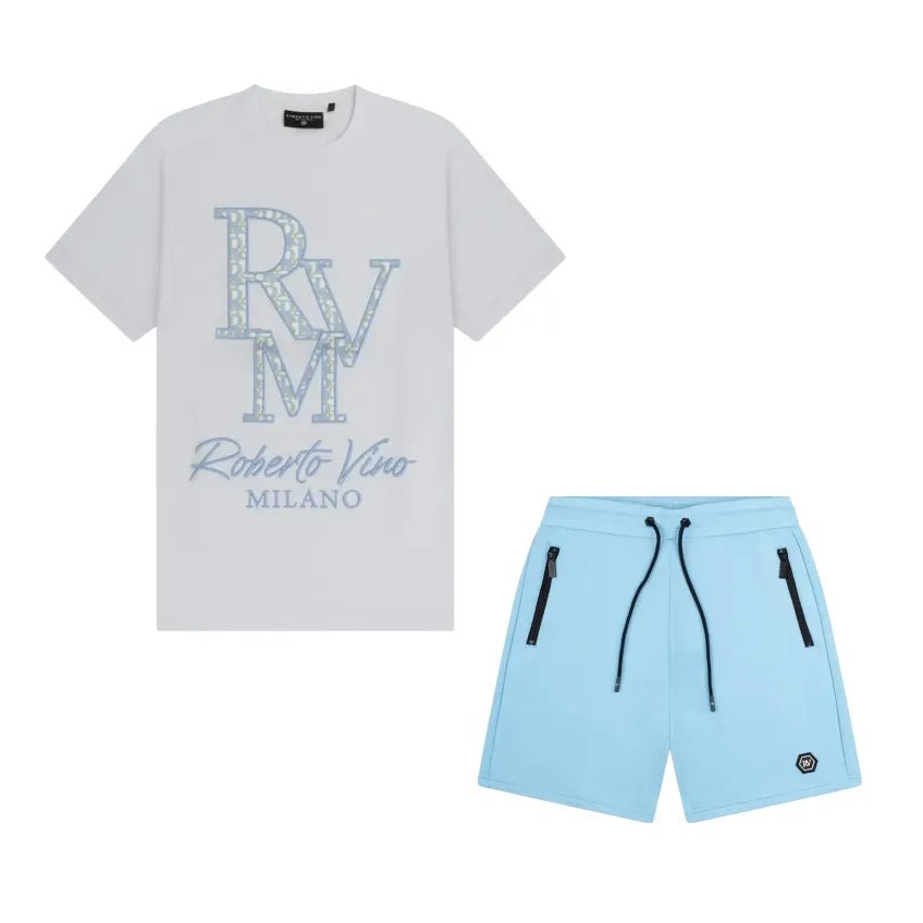 Men's RV Core Essential T-Shirt and Shorts Outfit Roberto Vino - Tops and Bottoms USA