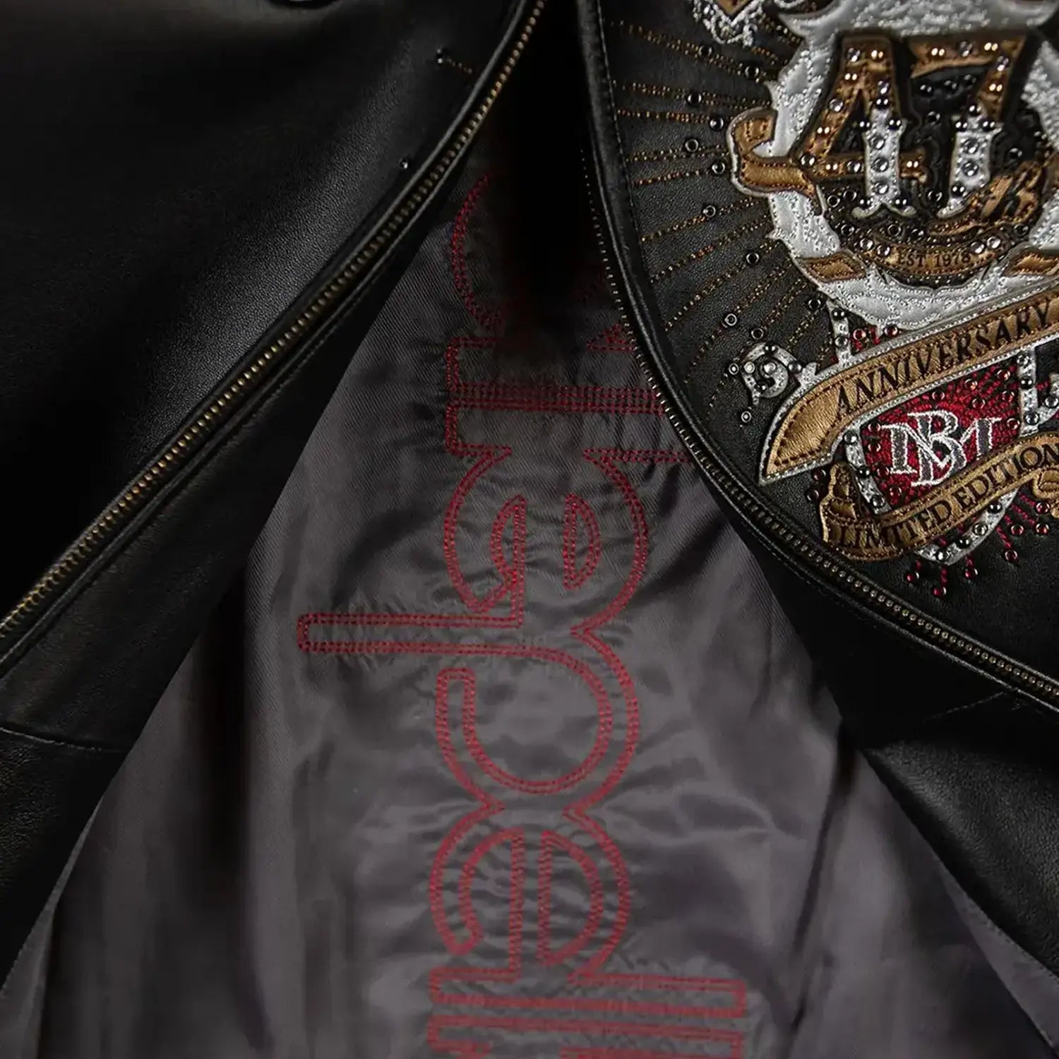 Men's 47Th Collectors Series Leather Jacket