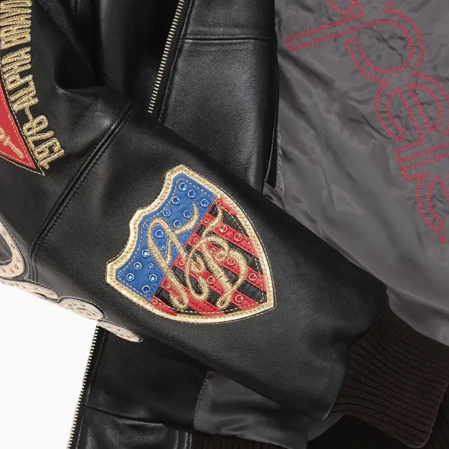 Men's American Bruiser Leather Jacket Pelle Pelle - Tops and Bottoms USA