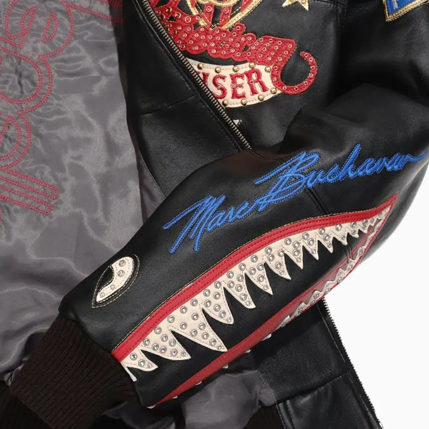Men's American Bruiser Leather Jacket Pelle Pelle - Tops and Bottoms USA
