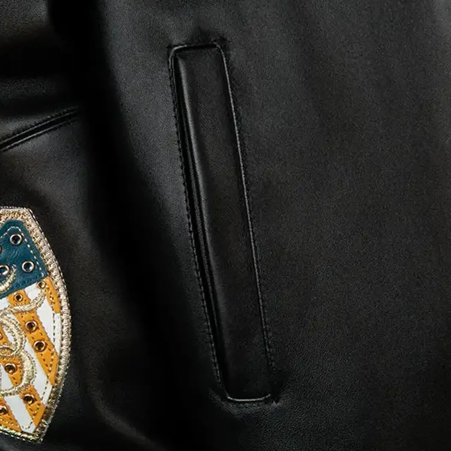 Men's American Bruiser Plush Leather Jacket