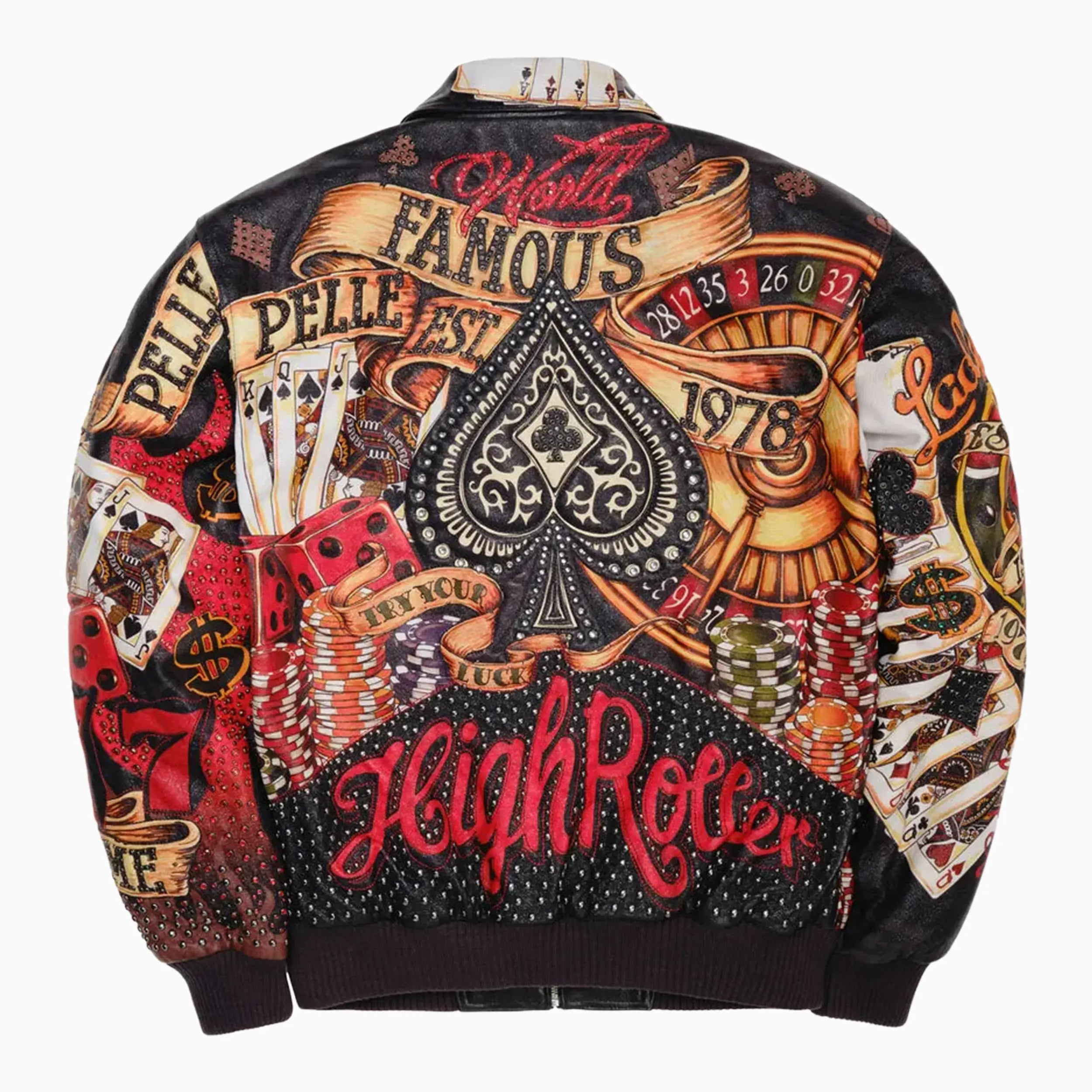 Men's High Rollers Leather Jacket