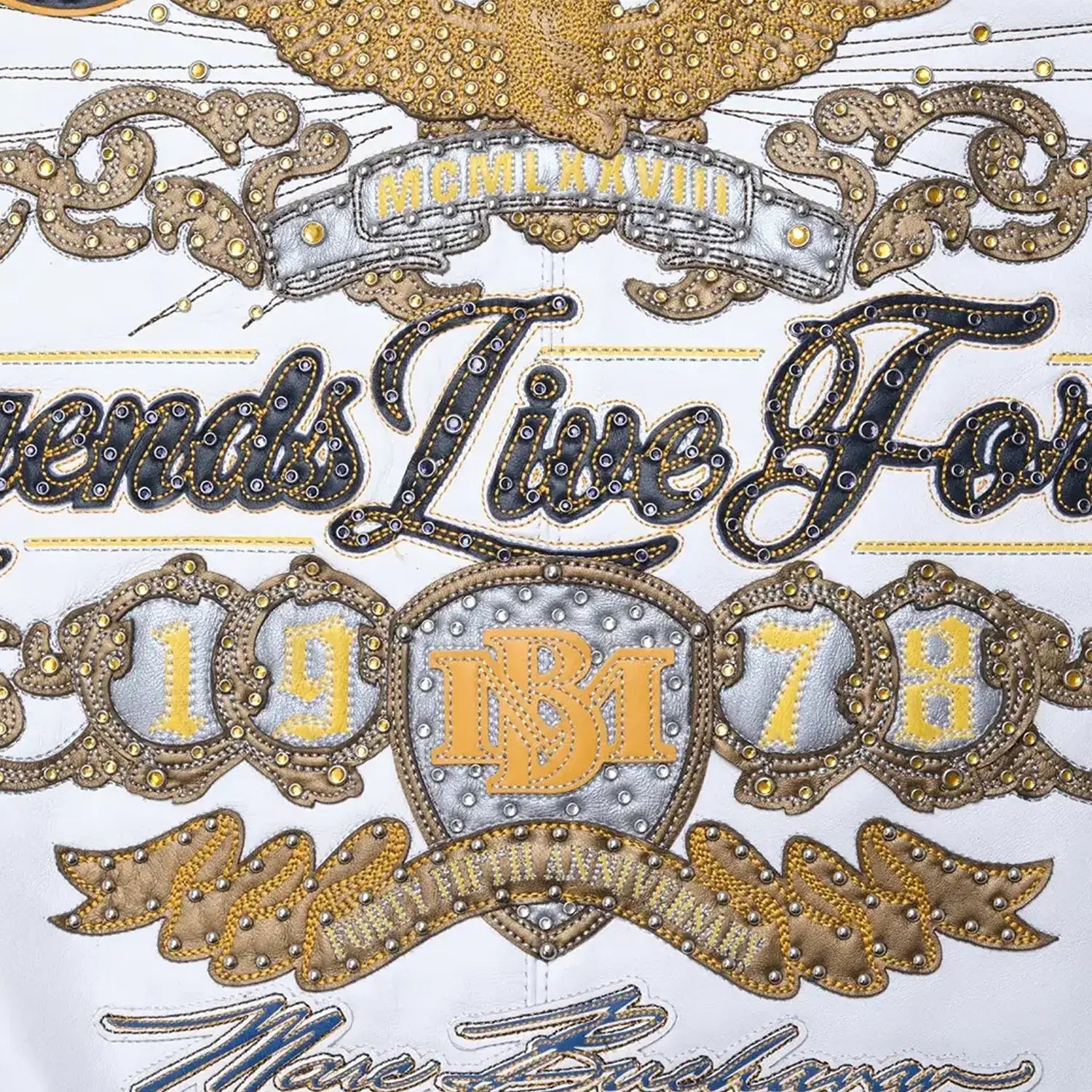 Men's Legends Live Forever Leather Jacket