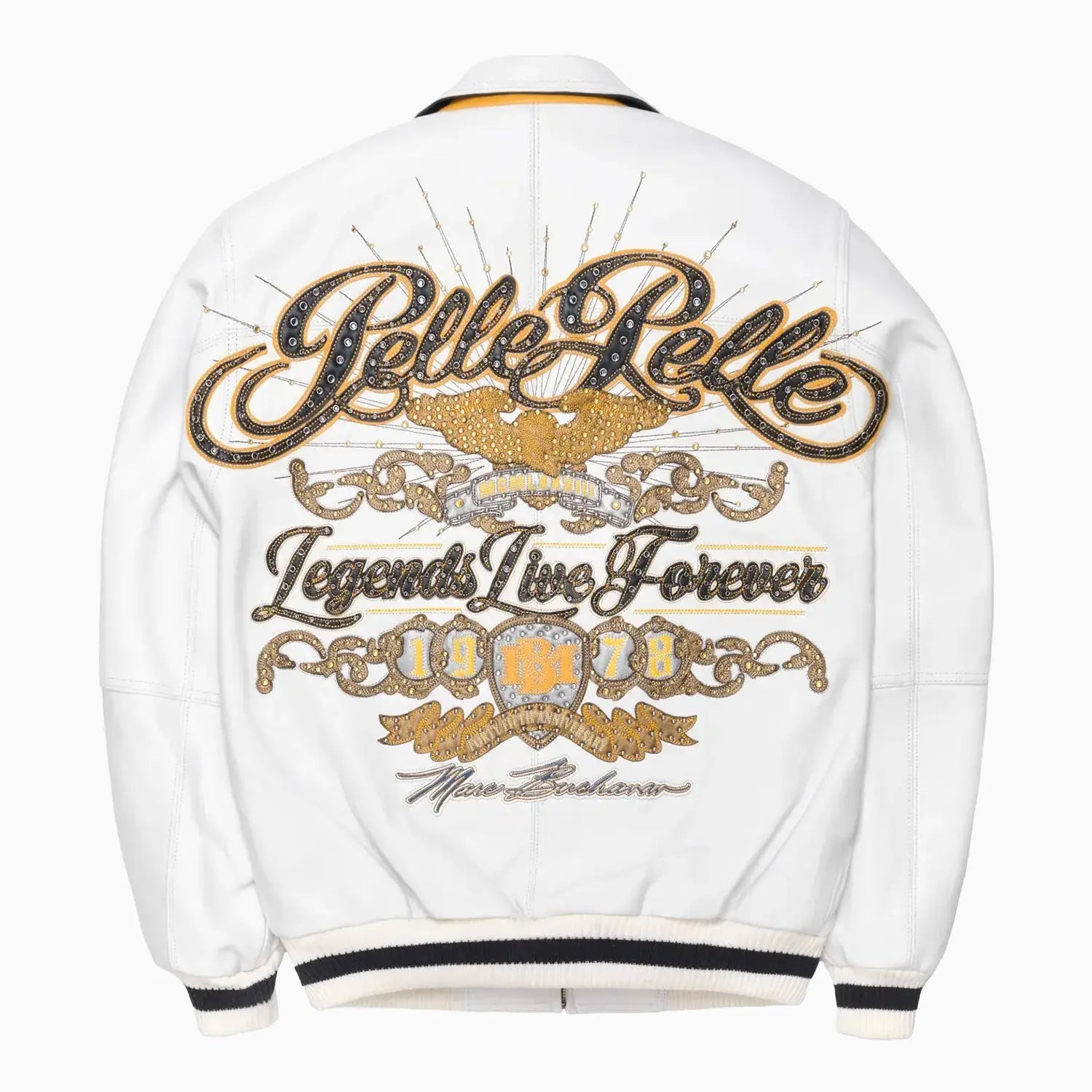 Men's Legends Live Forever Leather Jacket