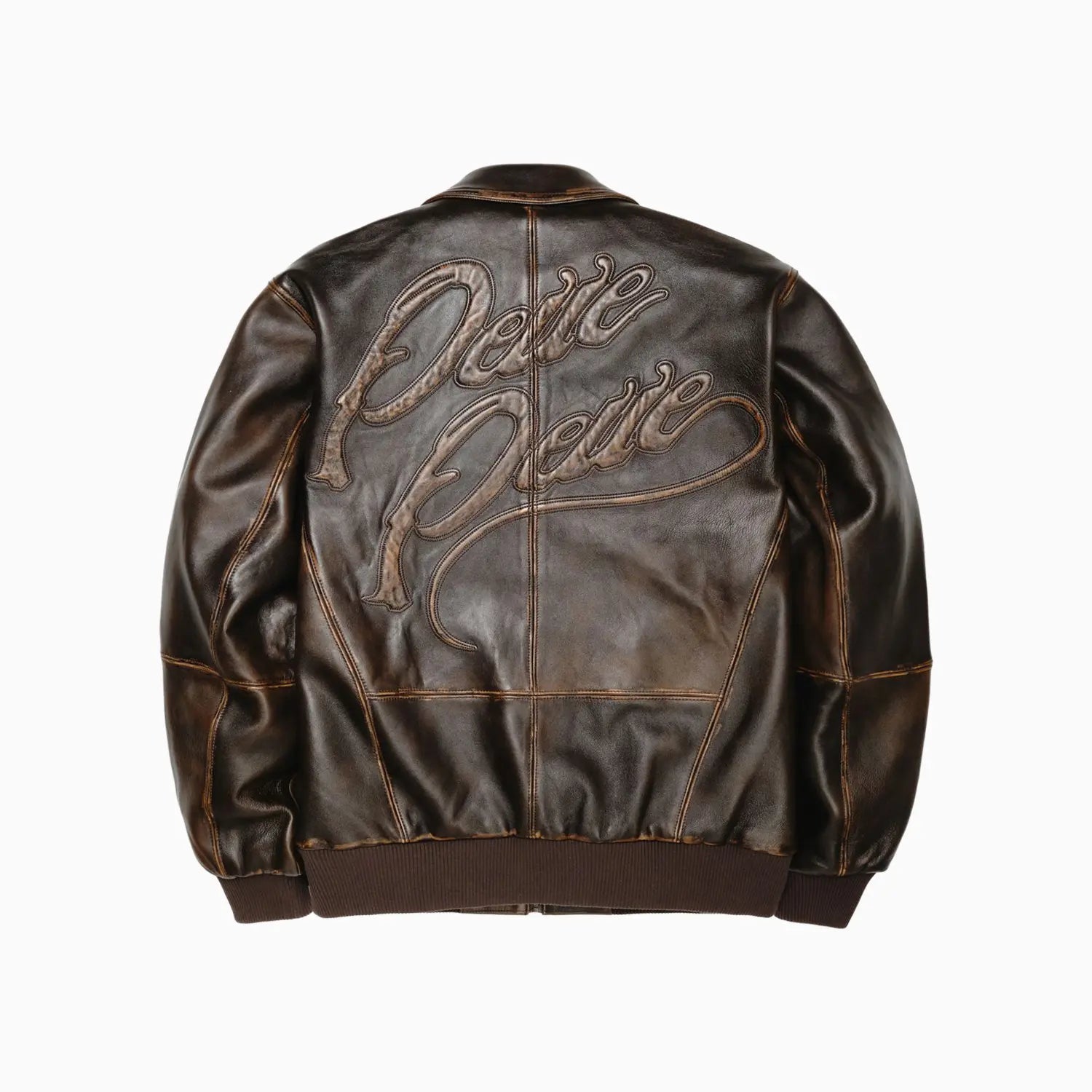 Men's Two Tone Pelle Leather Jacket