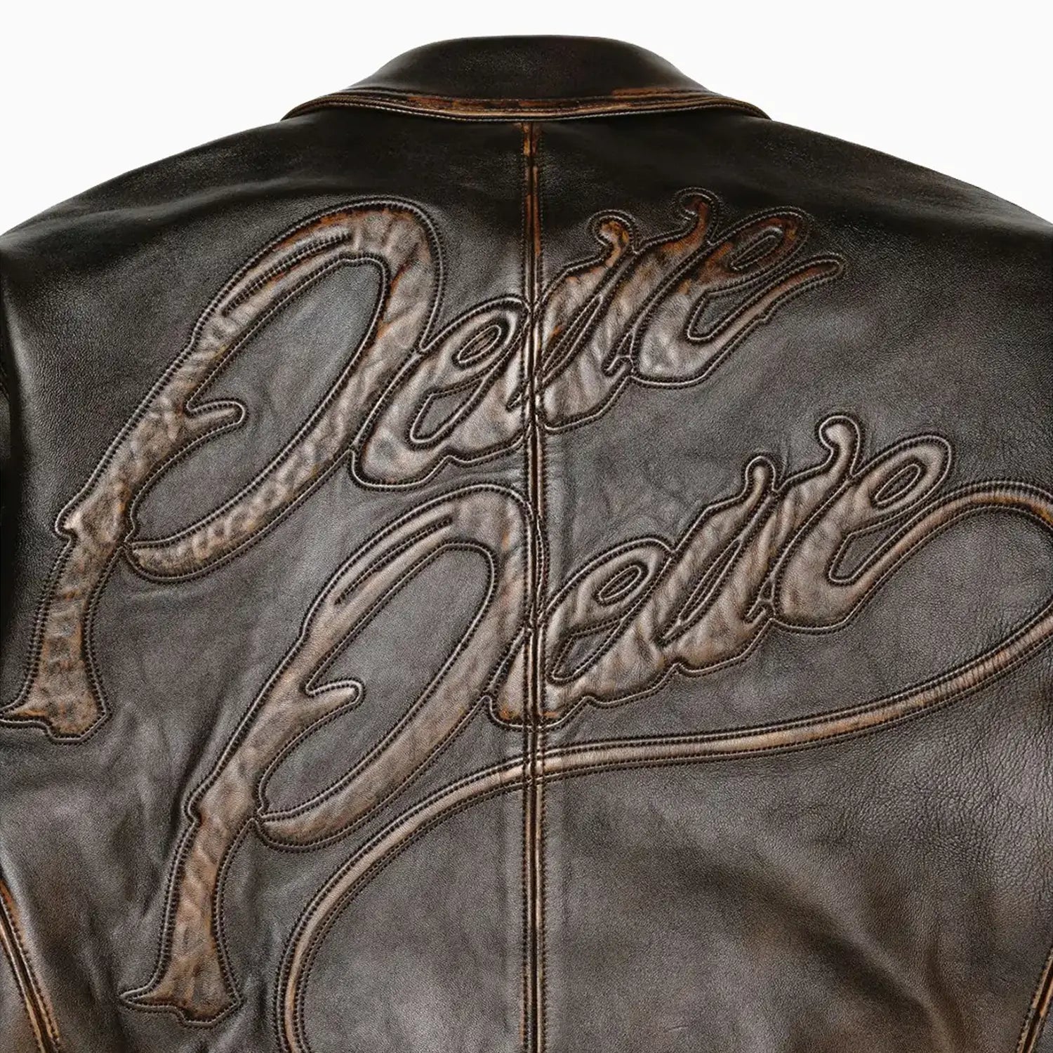 Men's Two Tone Pelle Leather Jacket