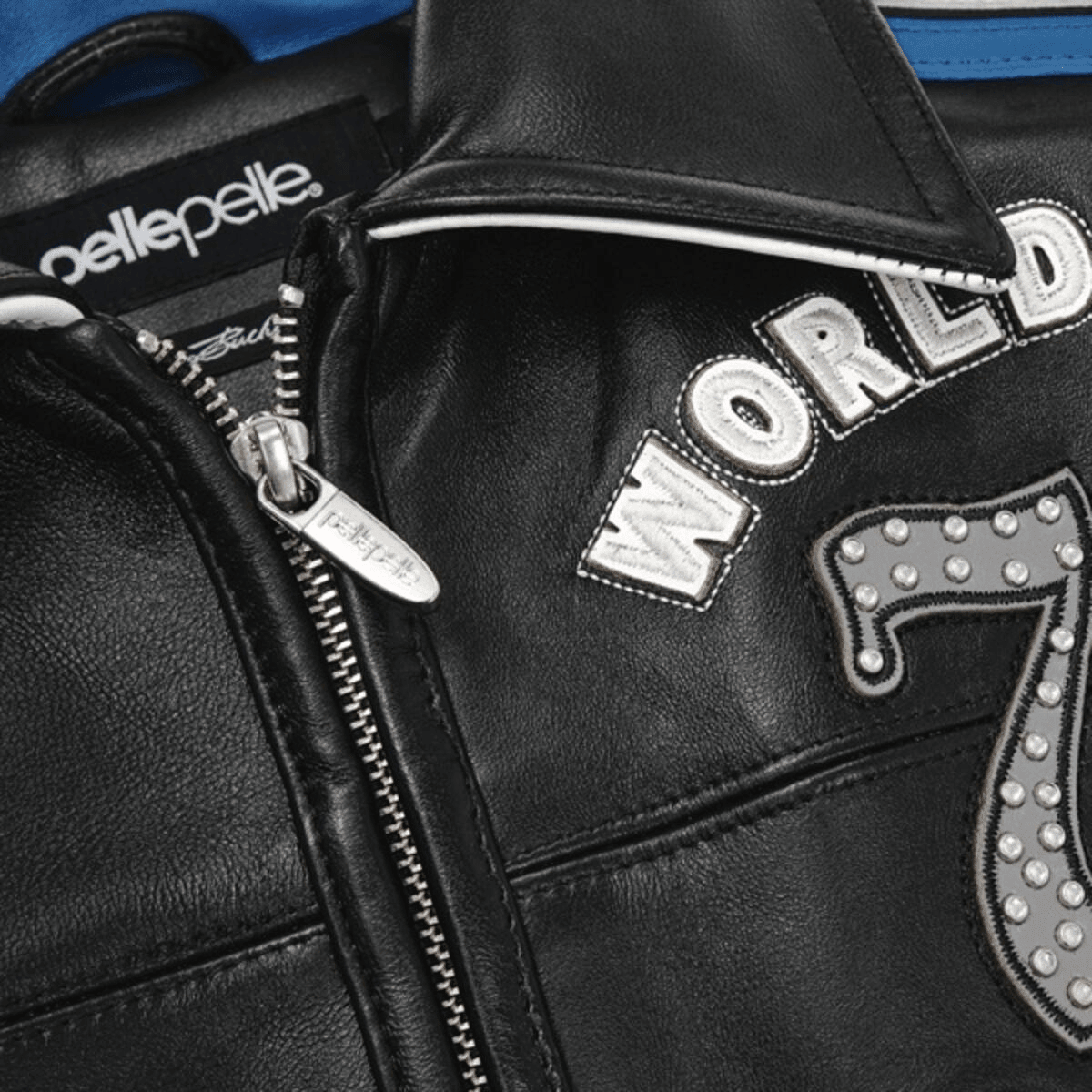 Men's World Tour Plush Leather Jacket Pelle Pelle - Tops and Bottoms USA
