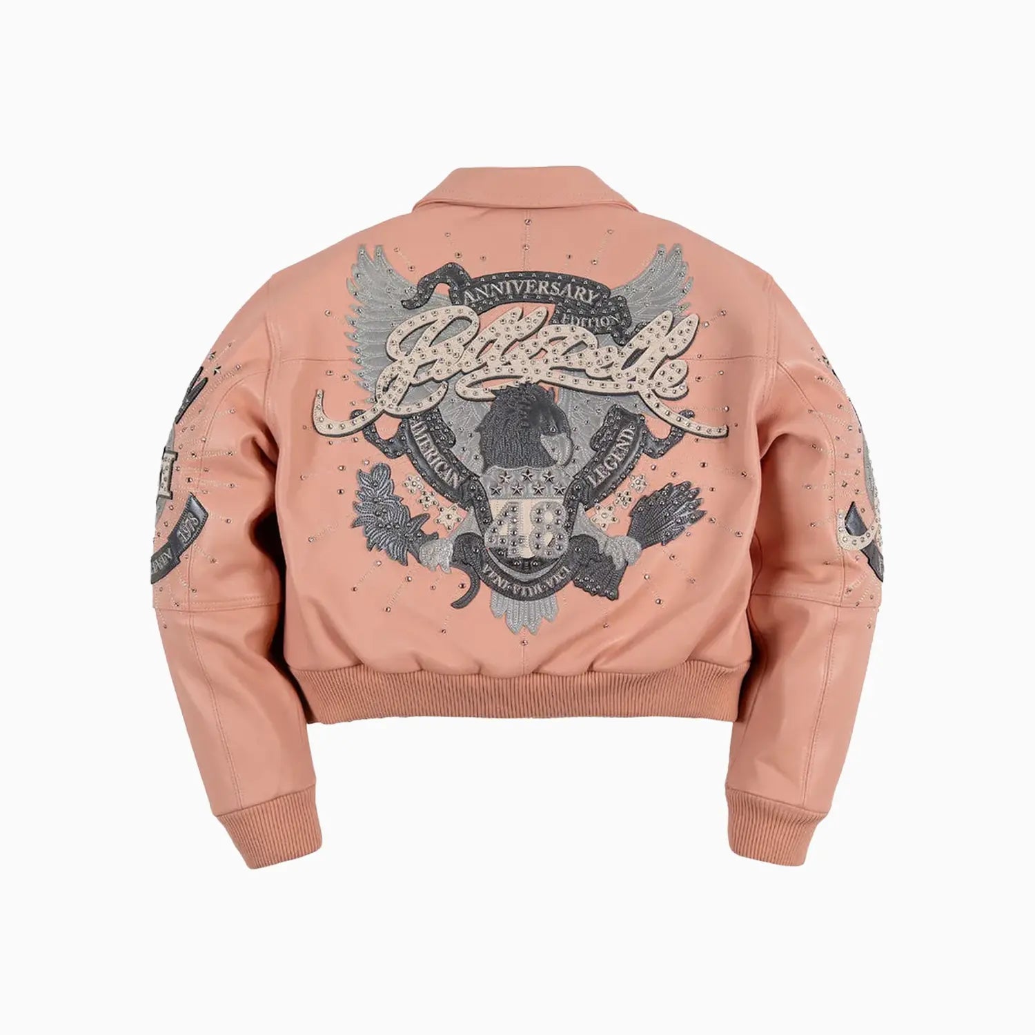 Women's 48Th Anniversary Crop Leather Jacket