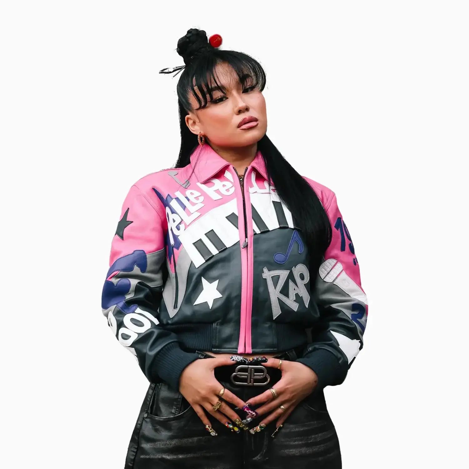 Pelle Pelle Women s 50 Years Of Hip Hop Leather Jacket