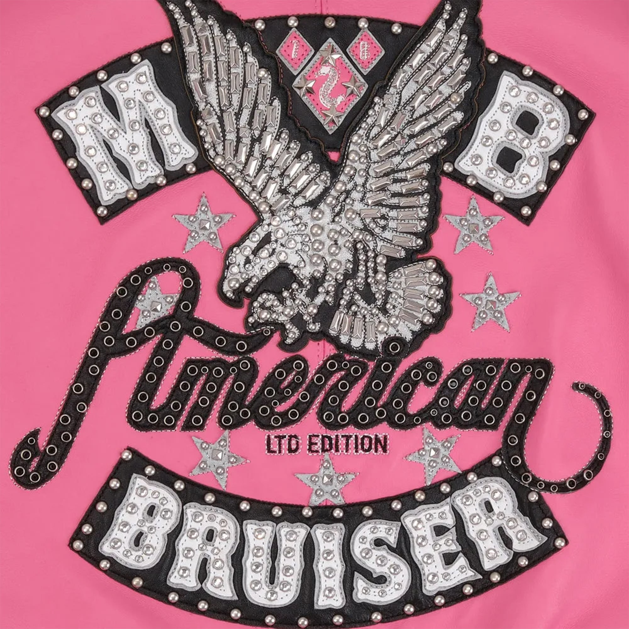Women's American Bruiser Crop Leather Jacket