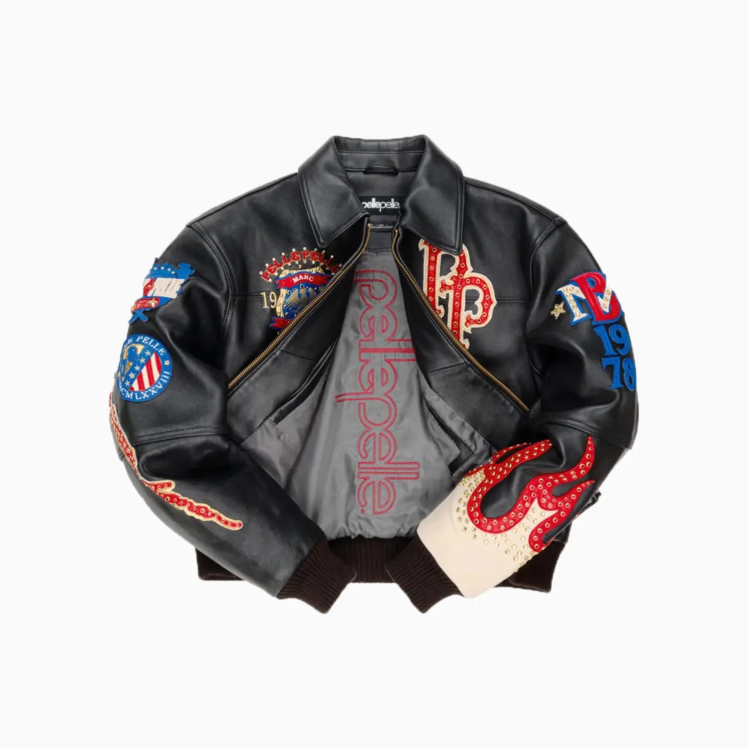 Women's World Famous Leather Jacket Pelle Pelle - Tops and Bottoms USA