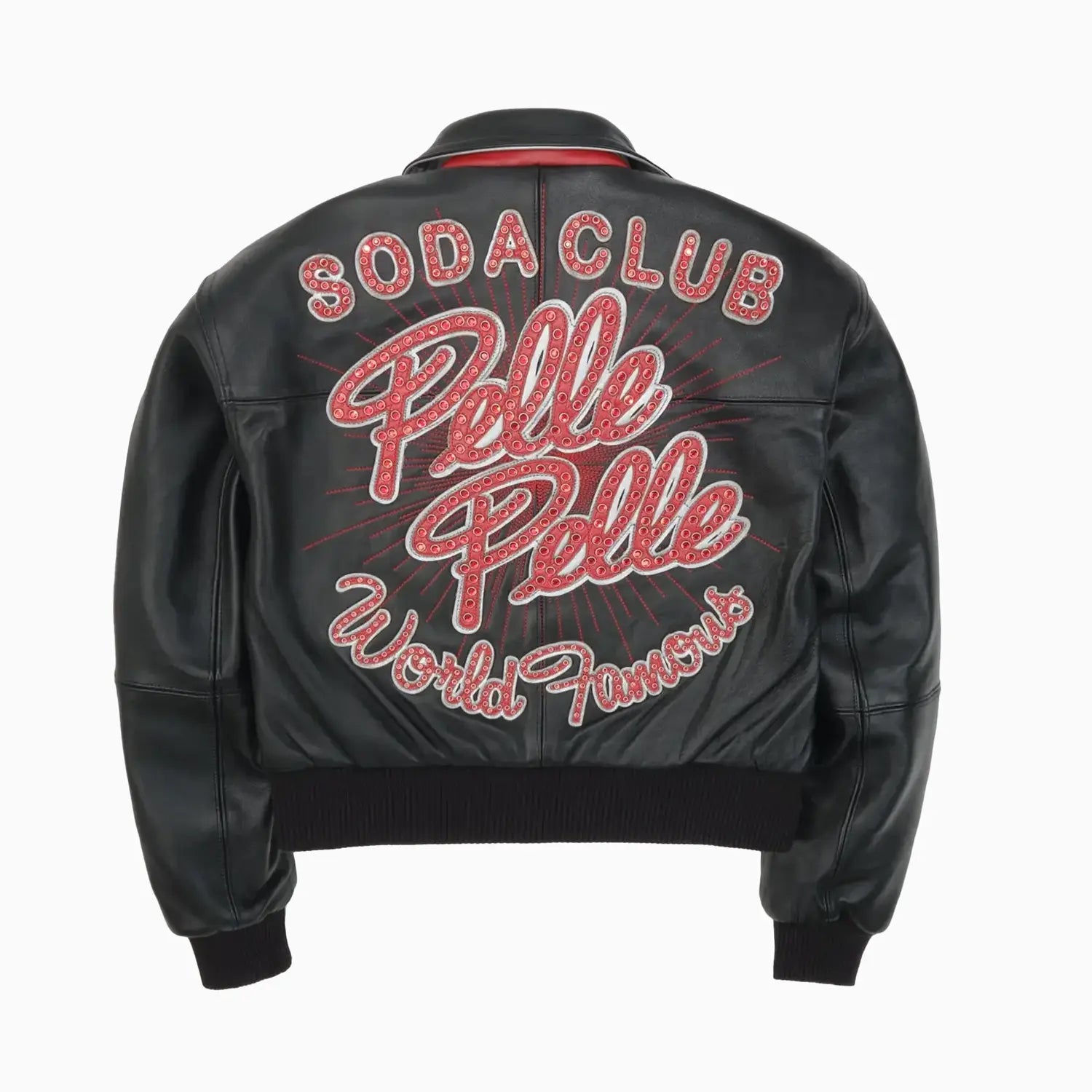 Women's World Famous Soda Club Leather Jacket