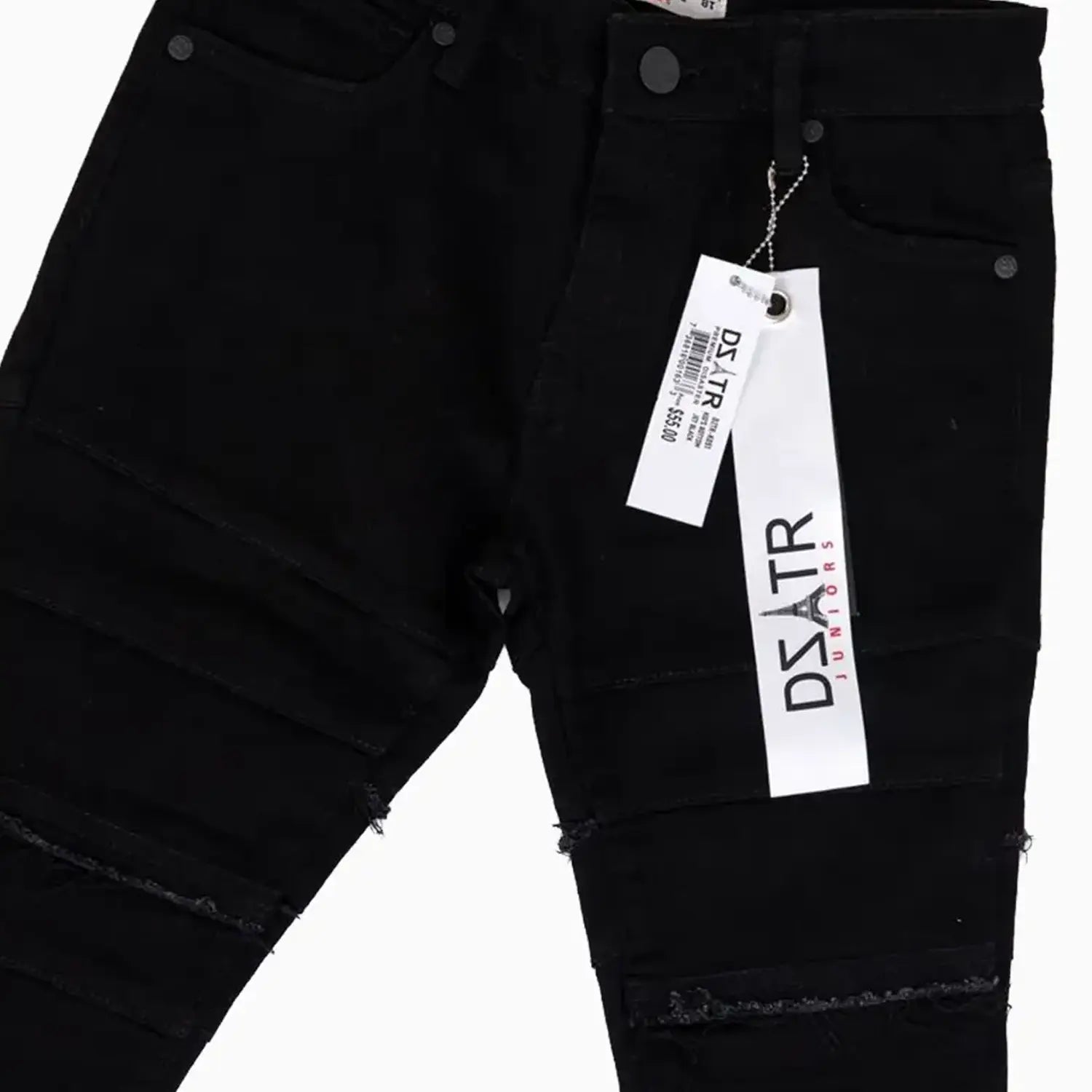 Kid's Ultra Stretch Denim Pant Premium Disaster - Tops and Bottoms USA