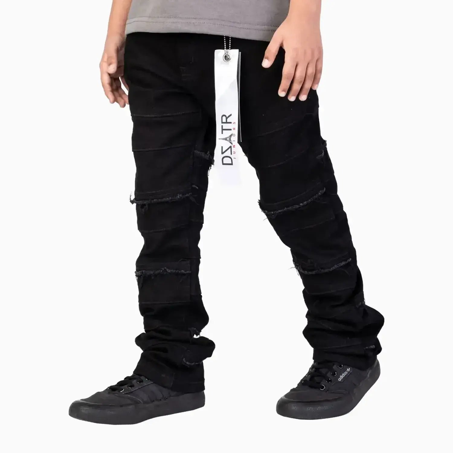 Kid's Ultra Stretch Denim Pant Premium Disaster - Tops and Bottoms USA