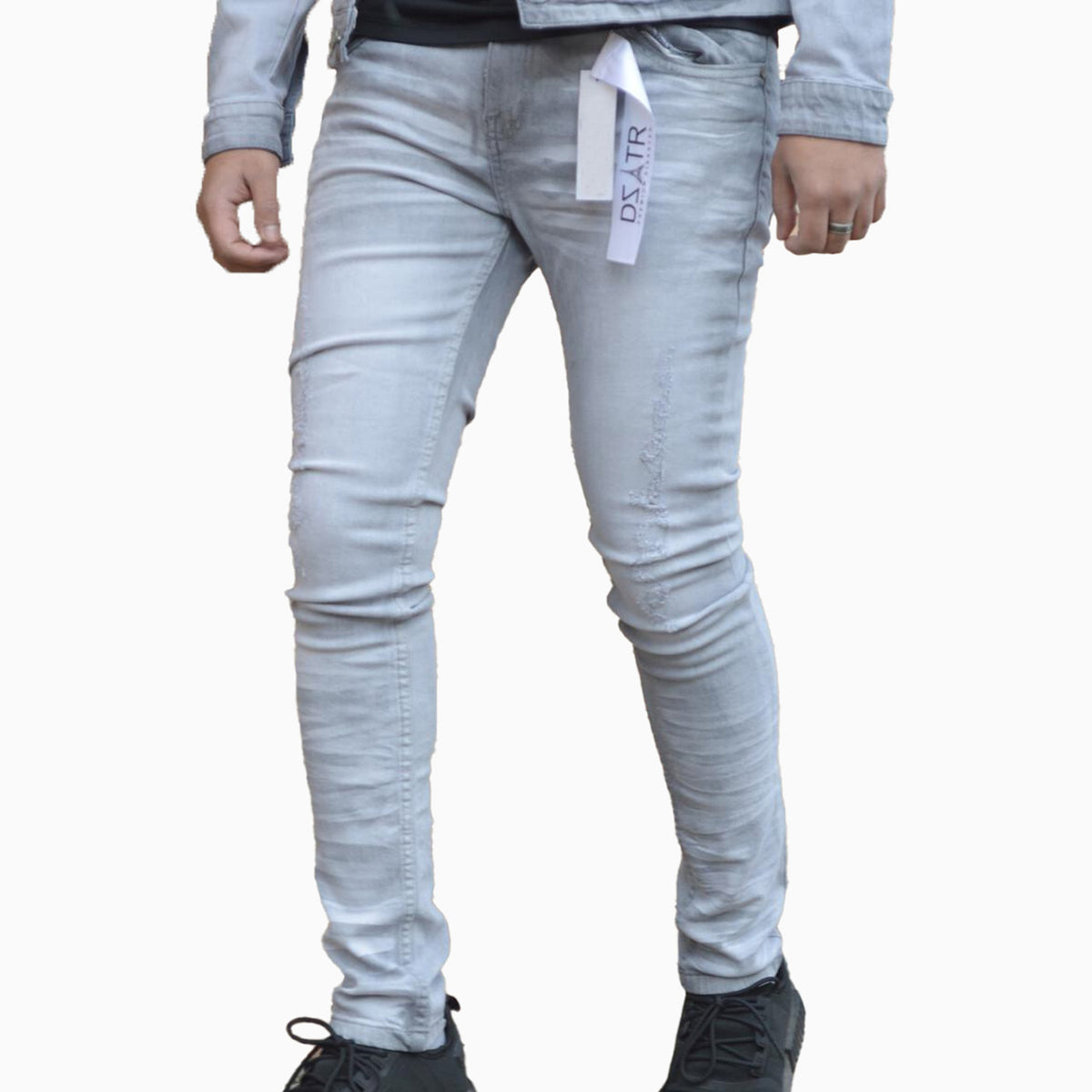 Men's Basic Grey Jean Denim Pant