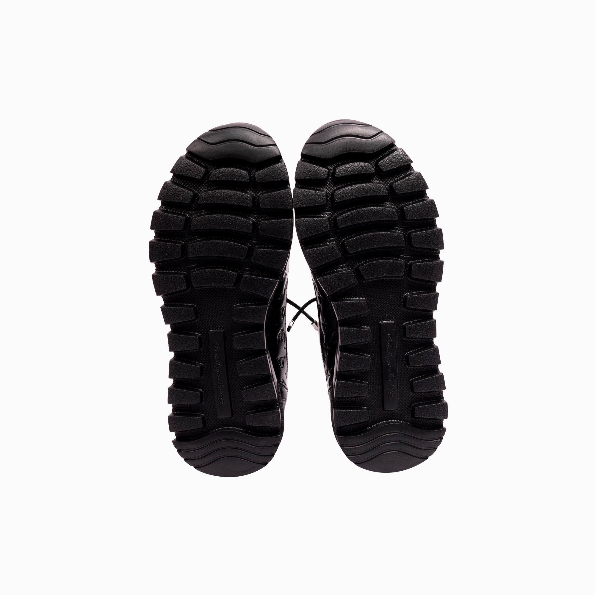 Men's Monogram Leather HC Sneaker Privilege Society - Tops and Bottoms USA