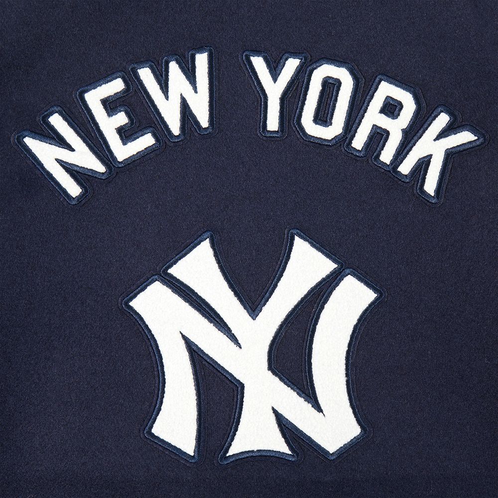Kid's New York Yankees MLB Retro Classic Rib Wool Varsity Jacket