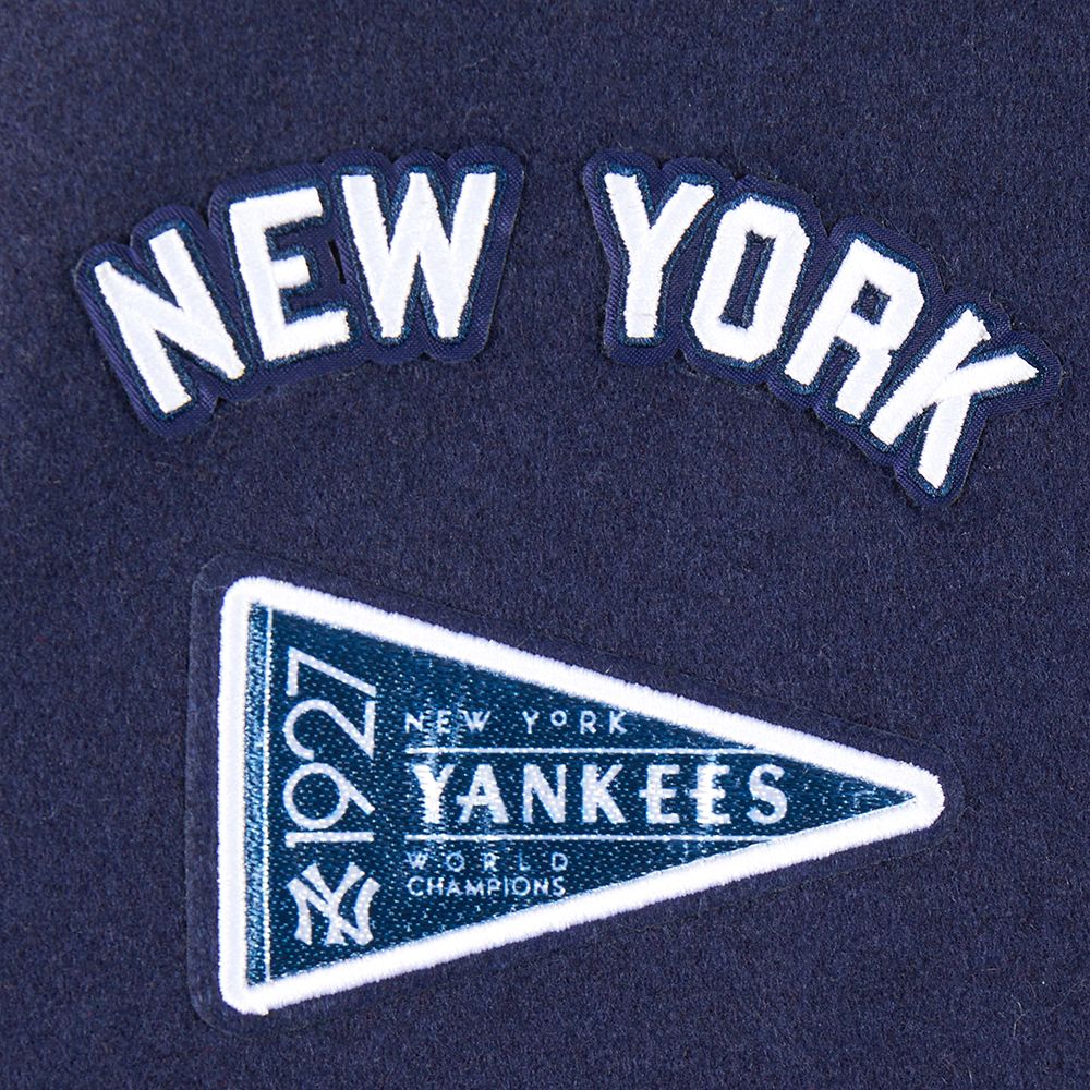 Kid's New York Yankees MLB Retro Classic Rib Wool Varsity Jacket