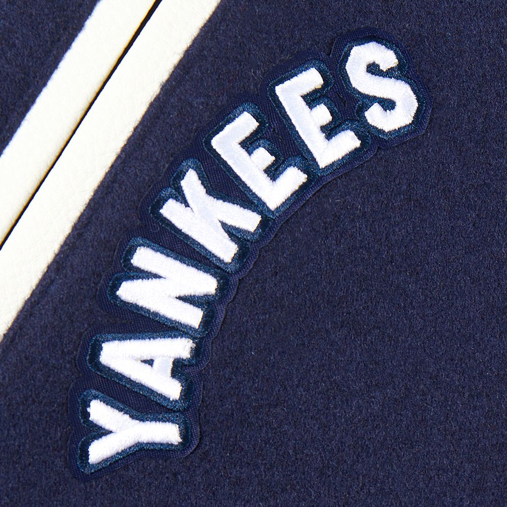 Kid's New York Yankees MLB Retro Classic Rib Wool Varsity Jacket