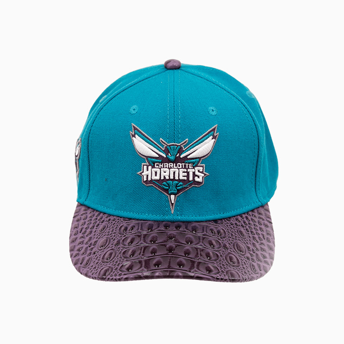 pro-standard-Men's Charlotte Hornets NBA Leather Visor Hat-bch756559a1-ptl