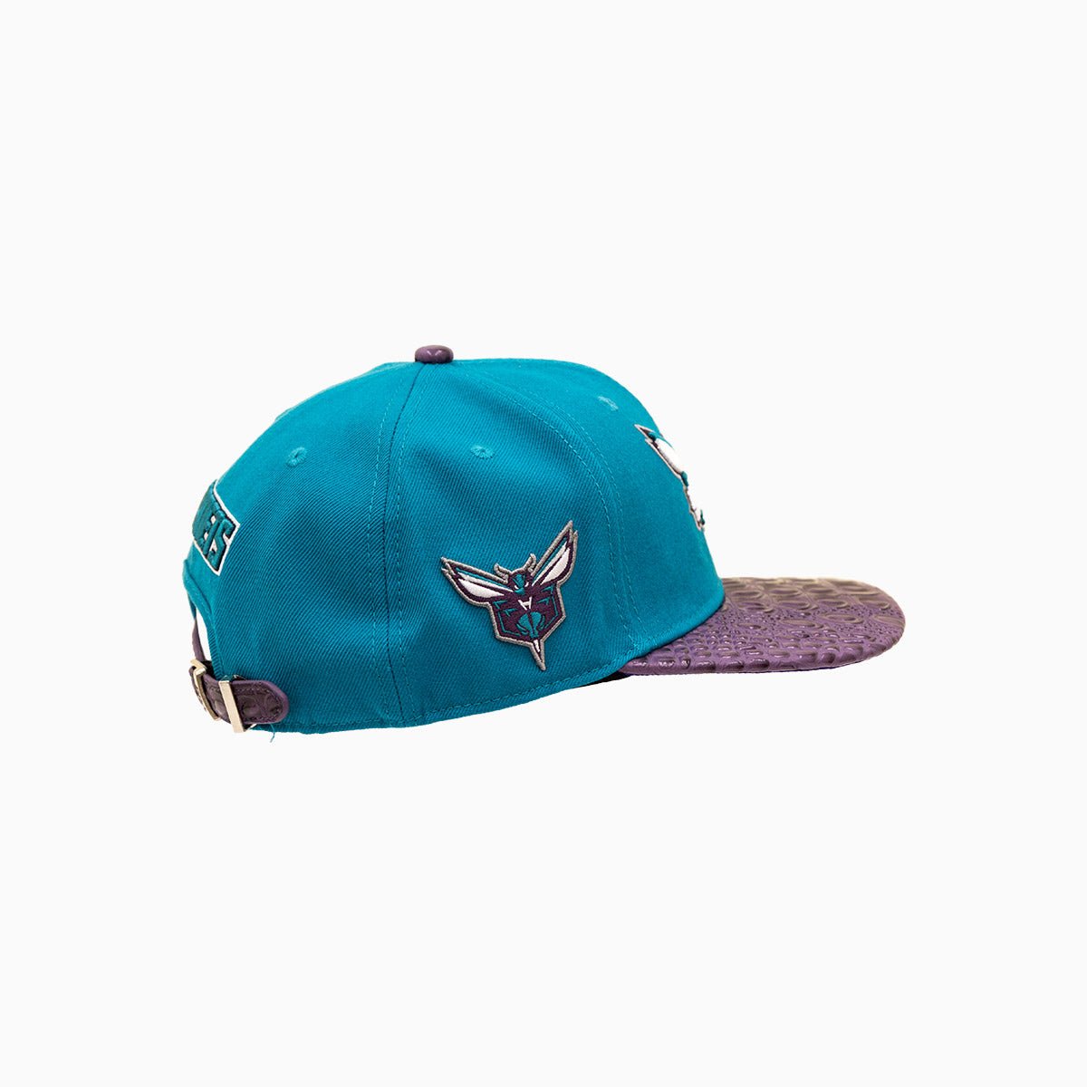 pro-standard-Men's Charlotte Hornets NBA Leather Visor Hat-bch756559a1-ptl
