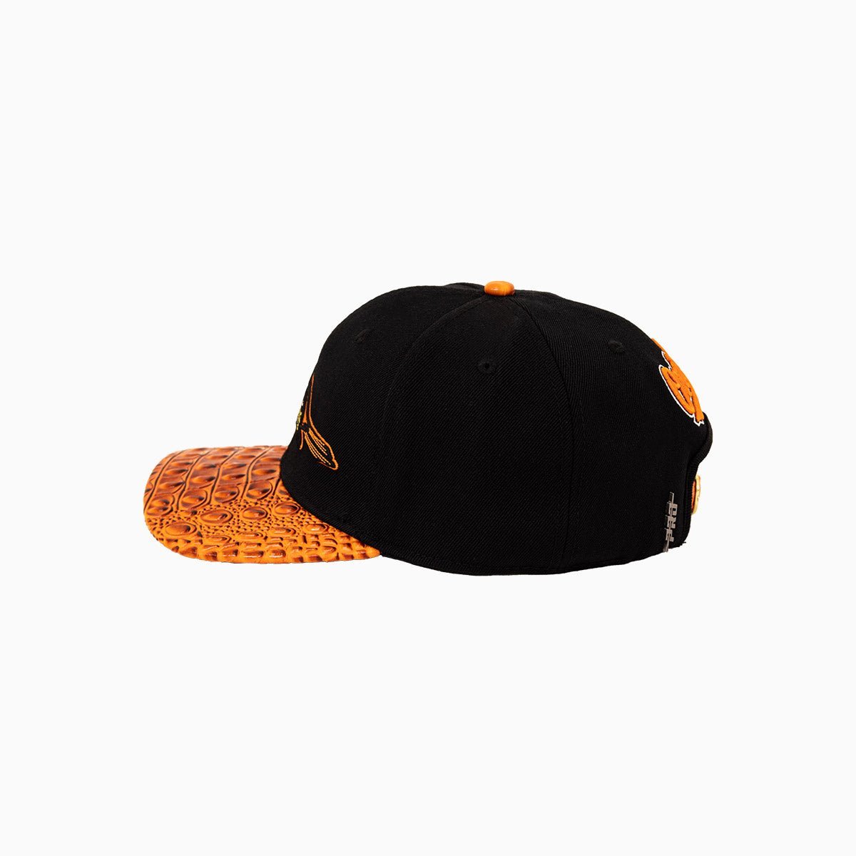 Baltimore Orioles MLB Leather Visor Snapback Hat Pro Standard - Tops and Bottoms USA