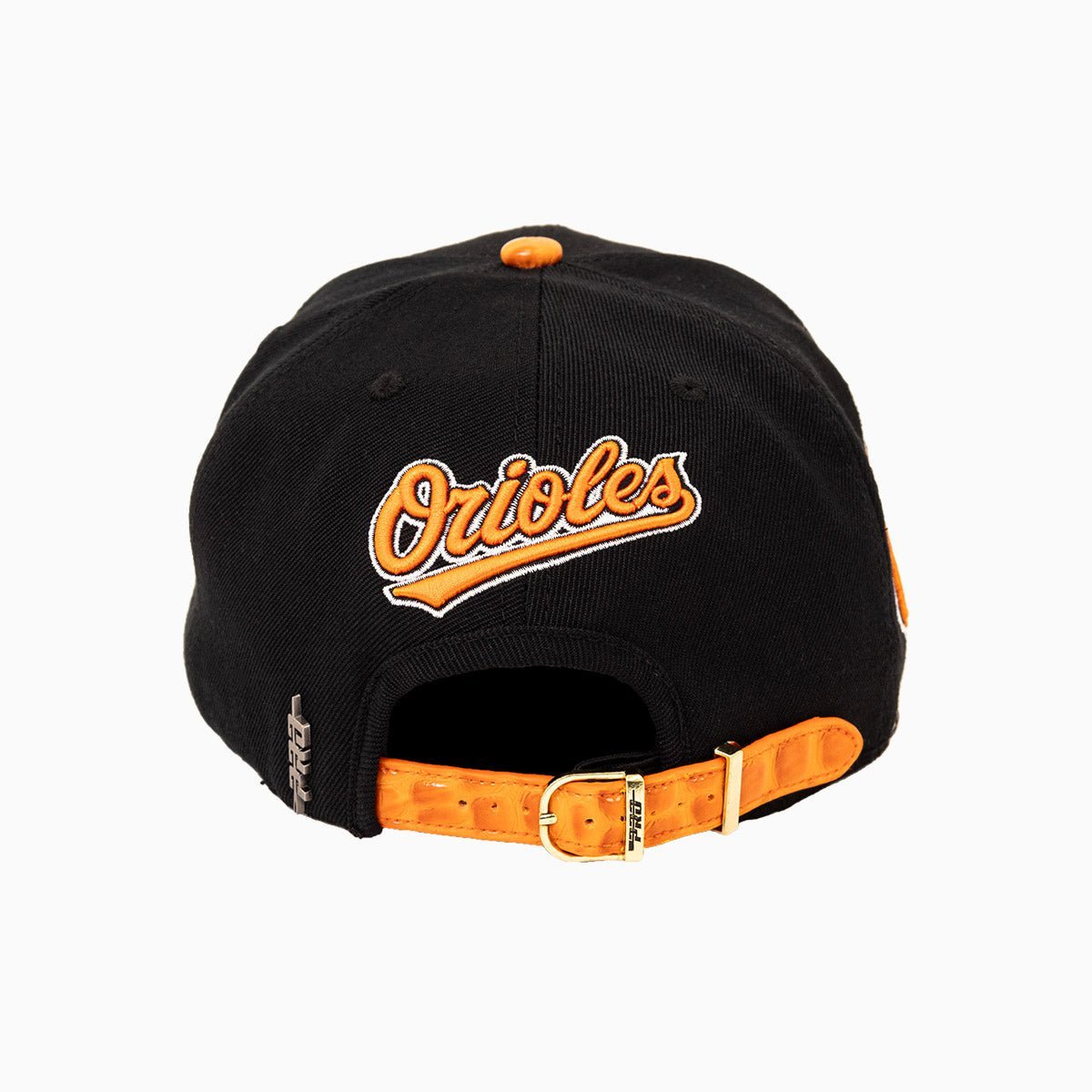 Baltimore Orioles MLB Leather Visor Snapback Hat Pro Standard - Tops and Bottoms USA