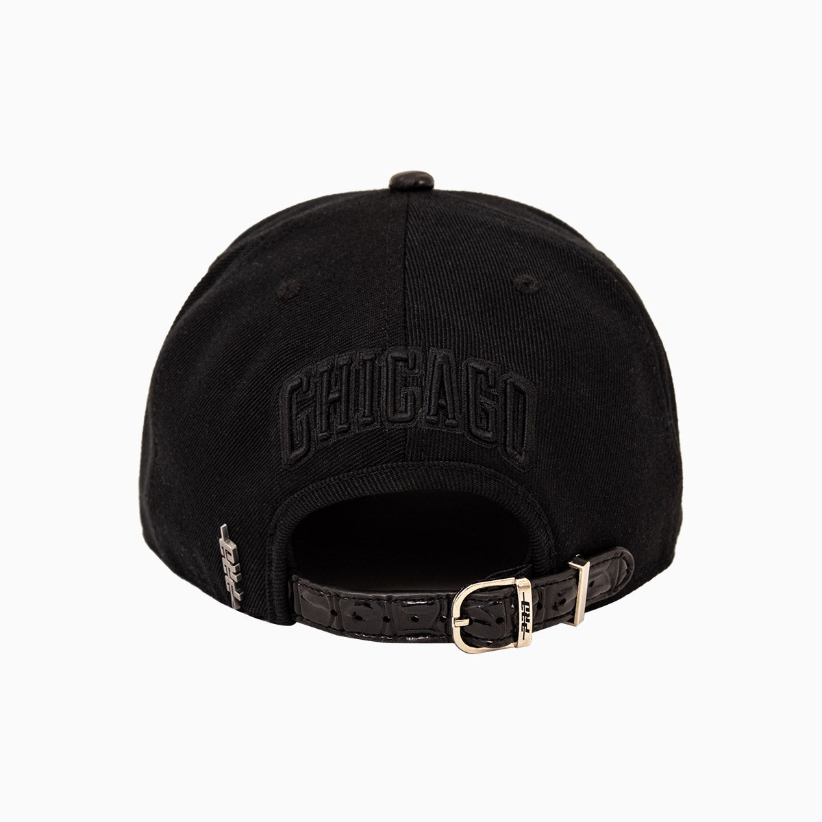 Chicago Bulls NBA Leather Visor Snapback Hat