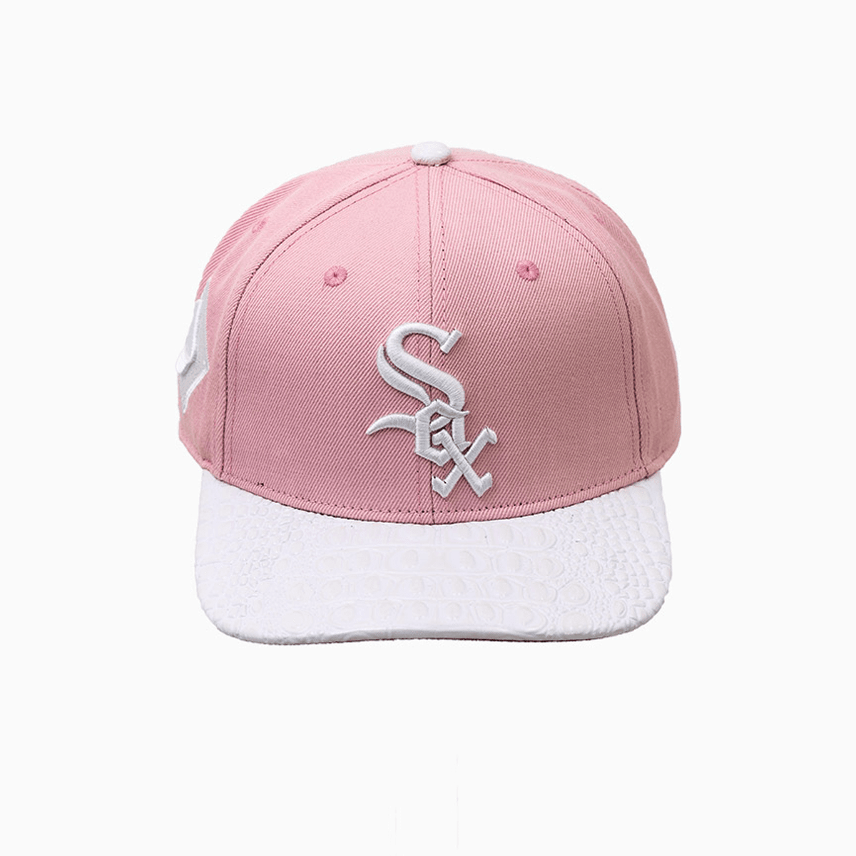 Chicago White Sox MLB Leather Visor Wool Snapback Hat Pro Standard - Tops and Bottoms USA