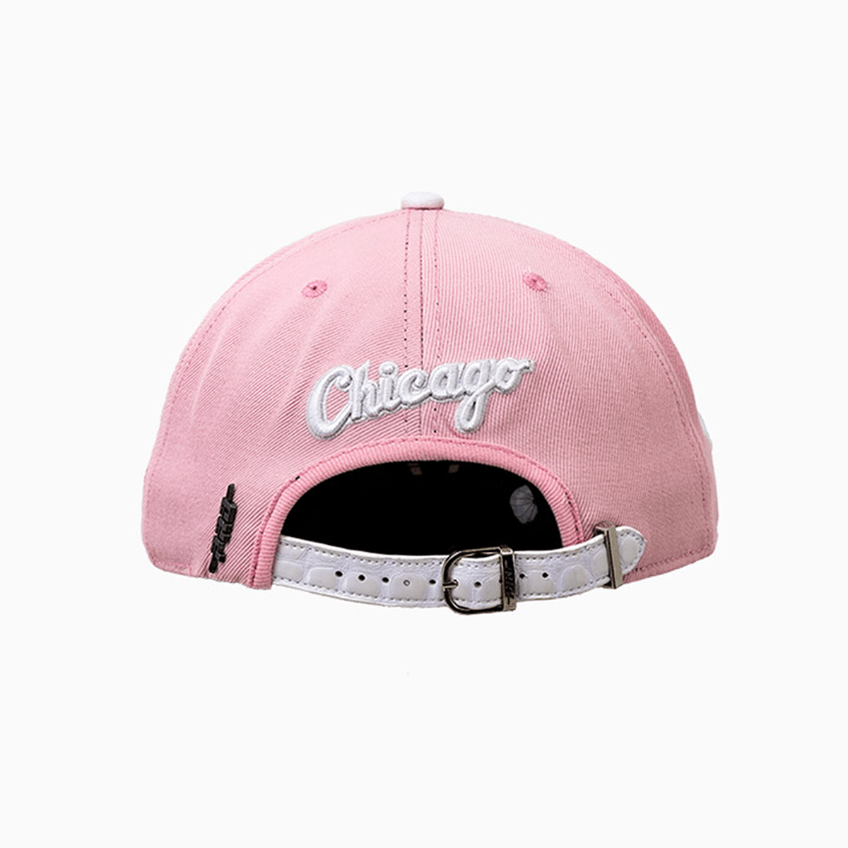 Chicago White Sox MLB Leather Visor Wool Snapback Hat