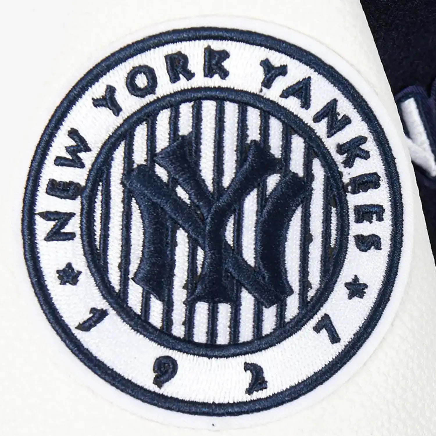 Chaqueta universitaria clásica retro de lana acanalada de los New York Yankees MLB para niños
