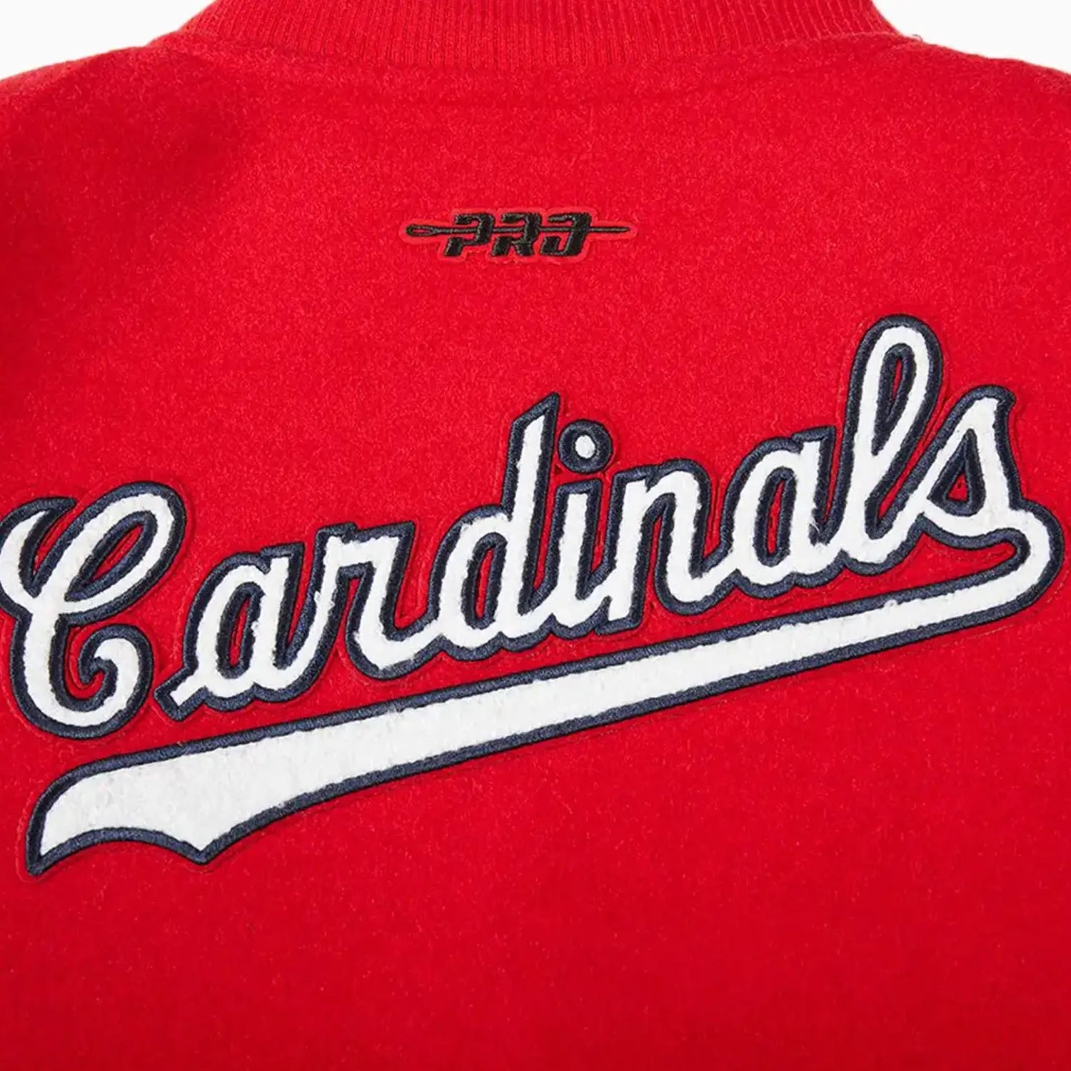 Chaqueta universitaria clásica de lana de los St. Louis Cardinals de la MLB para niños