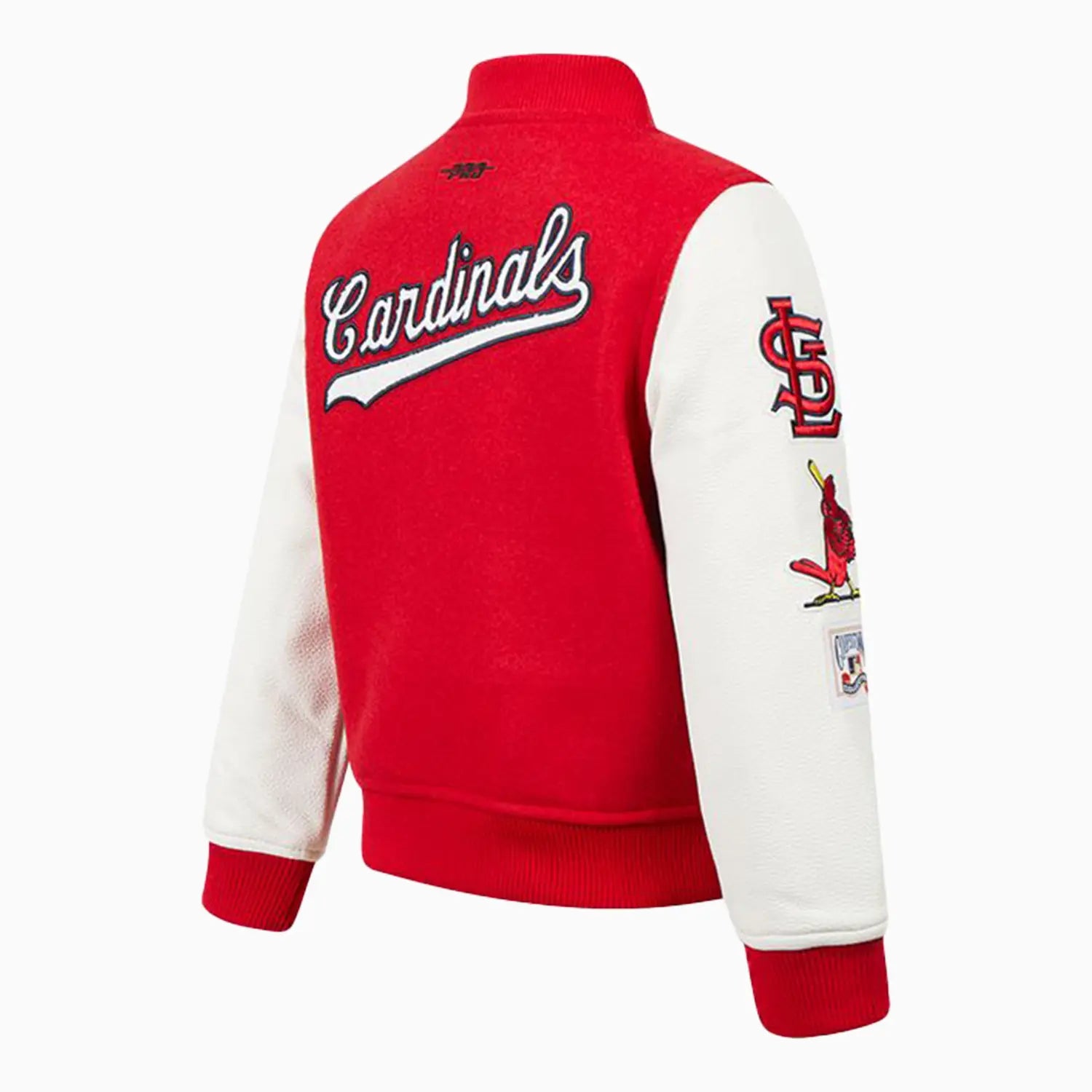 Chaqueta universitaria clásica de lana de los St. Louis Cardinals de la MLB para niños