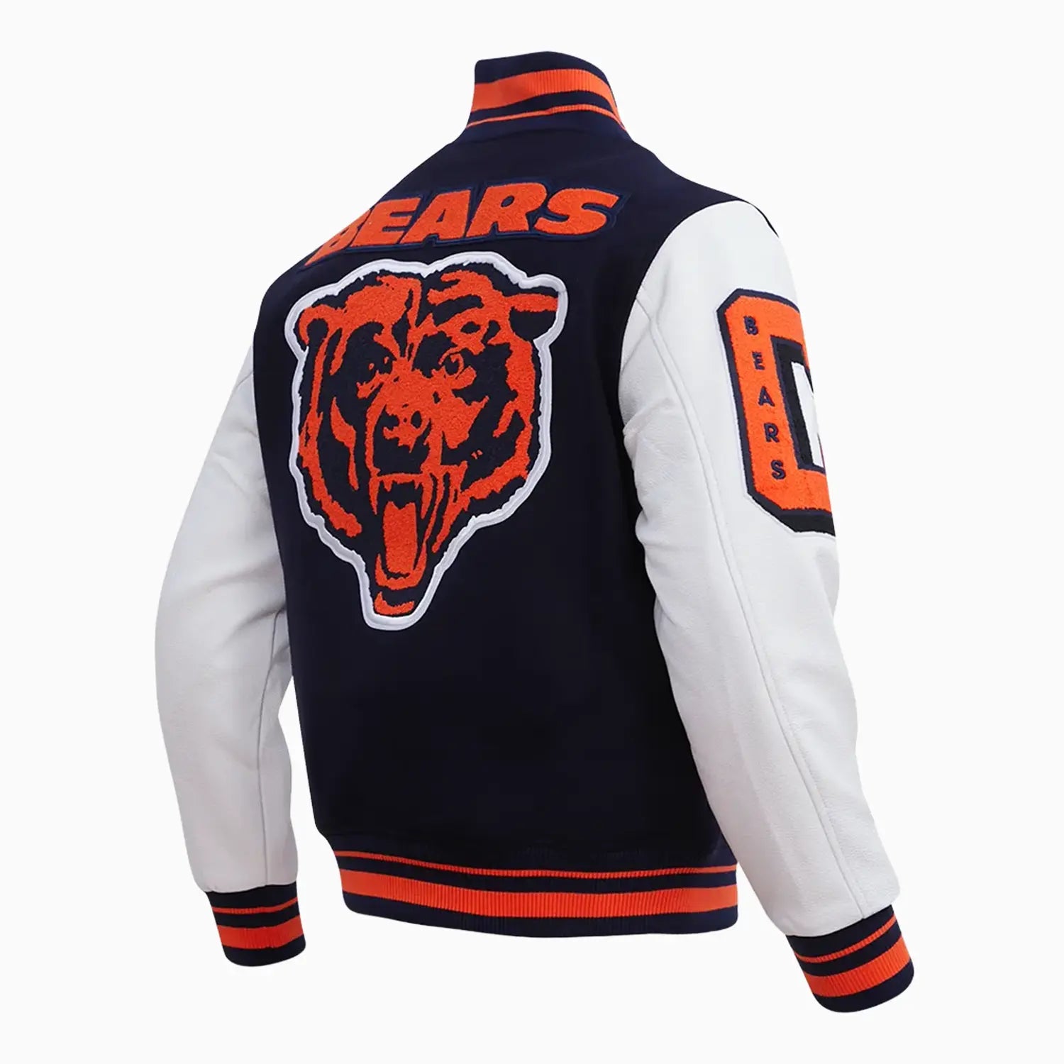 Men's Chicago Bears Mash Up Varsity Jacket Pro Standard - Tops and Bottoms USA