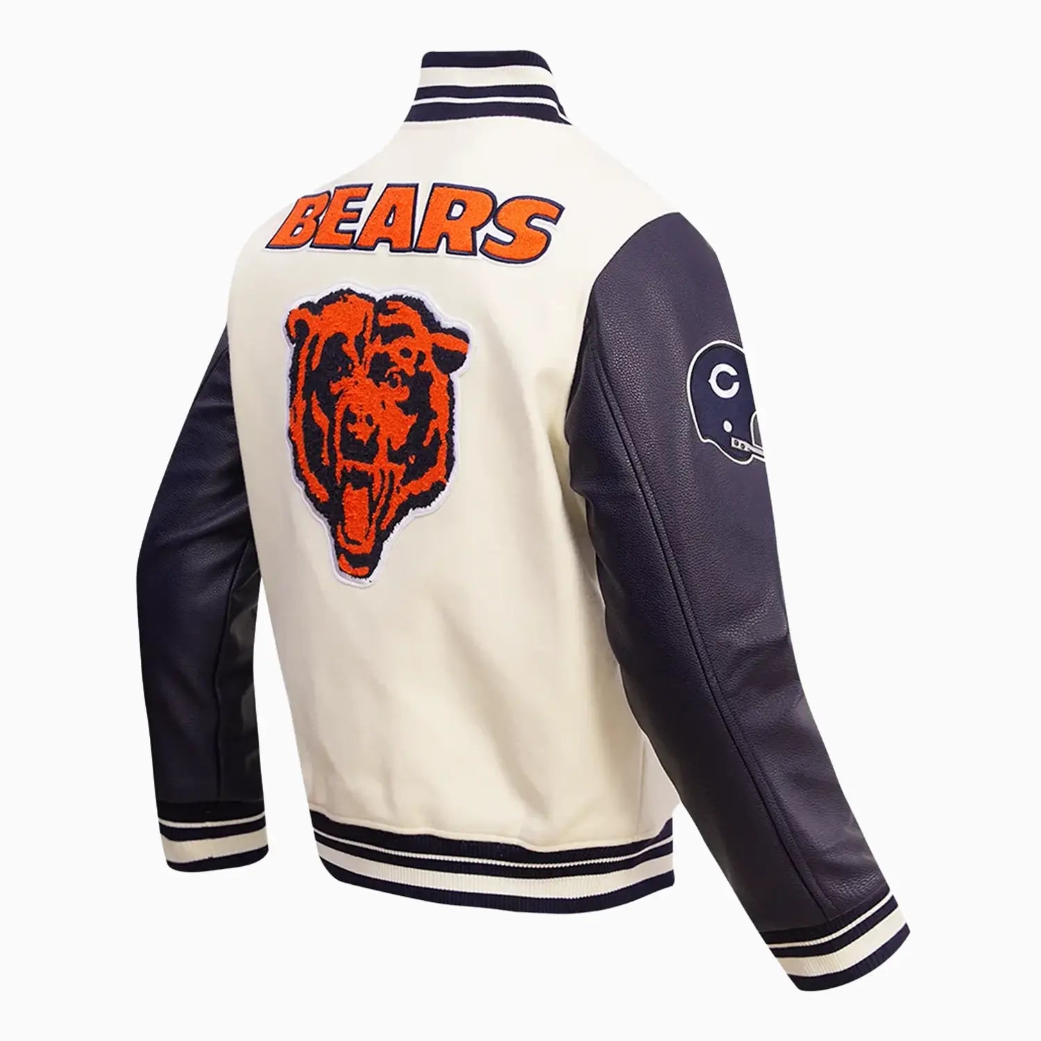 Men's Chicago Bears Retro Classics Varsity Jacket Pro Standard - Tops and Bottoms USA