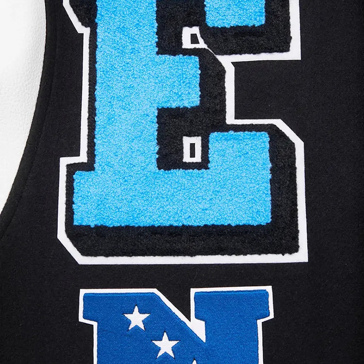 Men's Detroit Lions NFL Mash Up Rib Wool Varsity Jacket