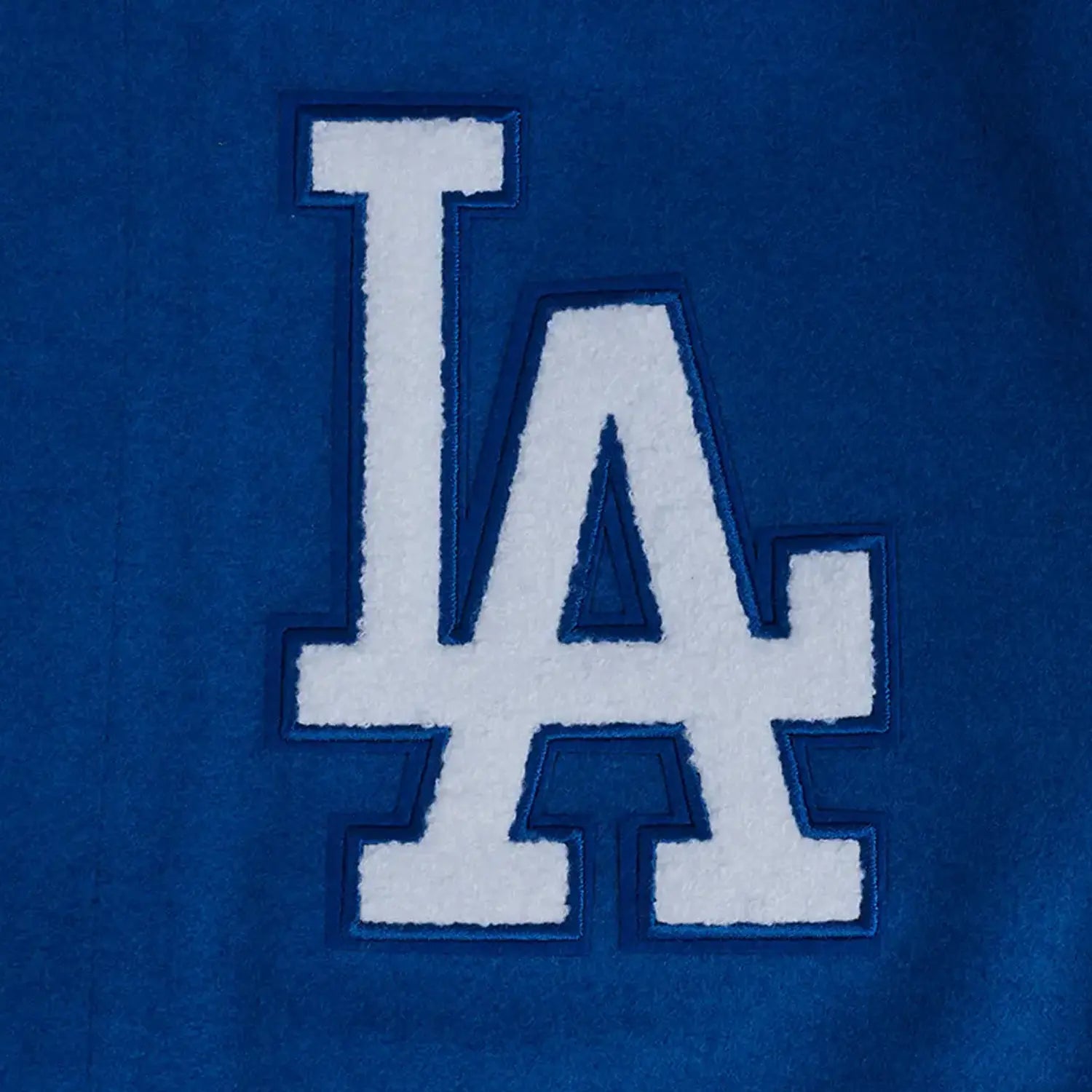 Men's Los Angeles Dodgers MLB Area Code Rib Wool Varsity Jacket