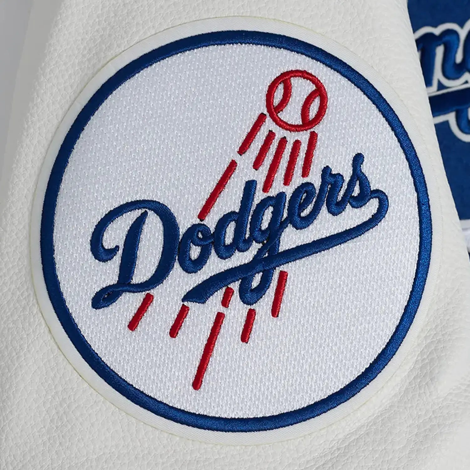 Men's Los Angeles Dodgers MLB Area Code Rib Wool Varsity Jacket