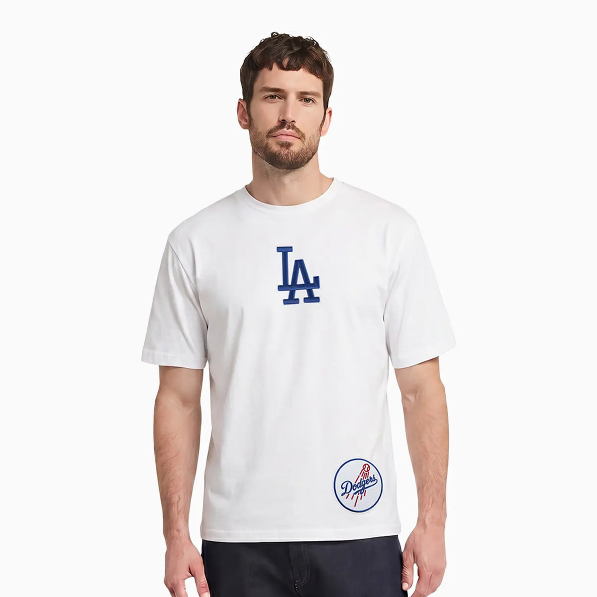 Men's Los Angeles Dodgers MLB Drop Shoulder T-Shirt Pro Standard - Tops and Bottoms USA